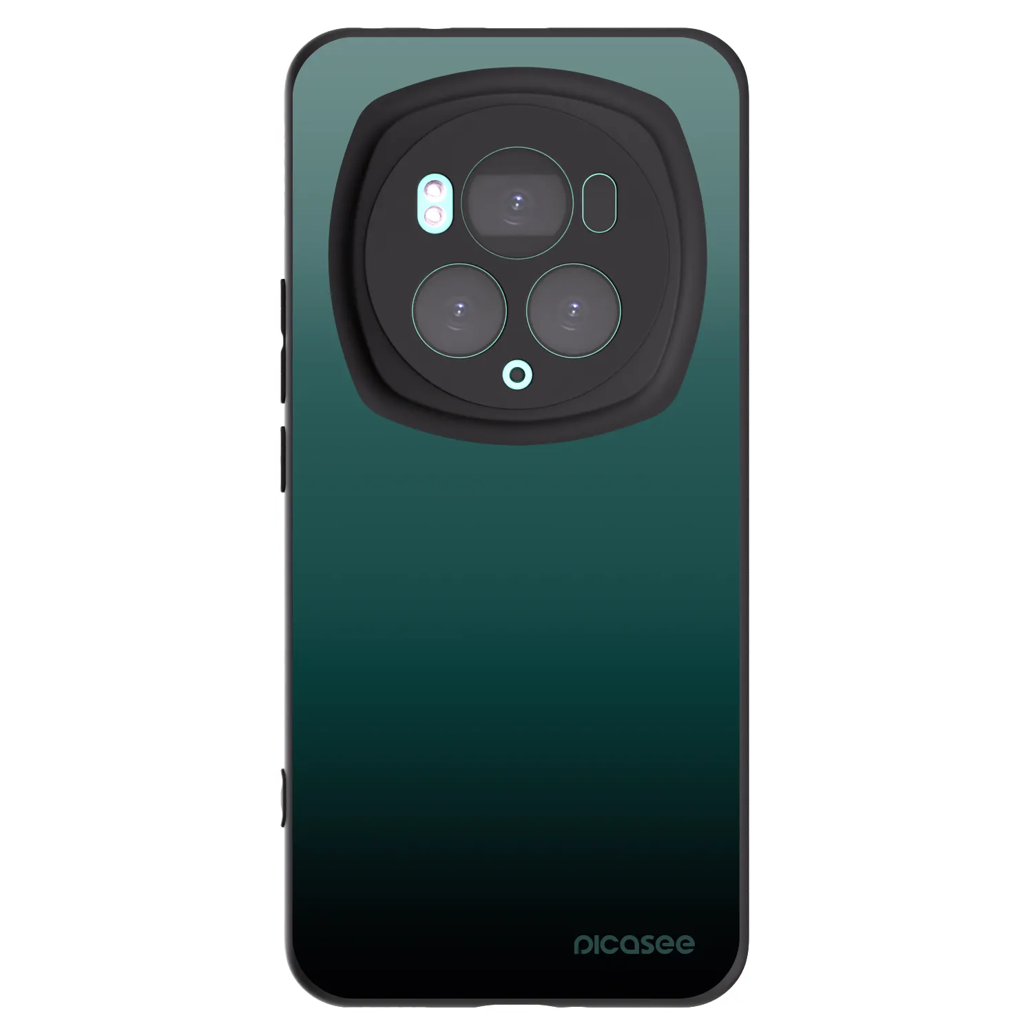 Picasee crna silikonska maskica za Honor Magic6 Pro - Verdant Fade