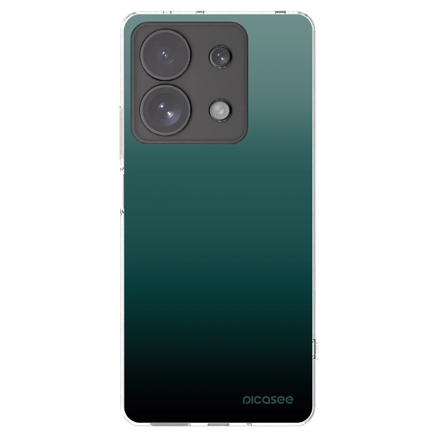 Picasee silikonska prozirna maskica za Xiaomi Redmi Note 13 Pro 4G - Verdant Fade