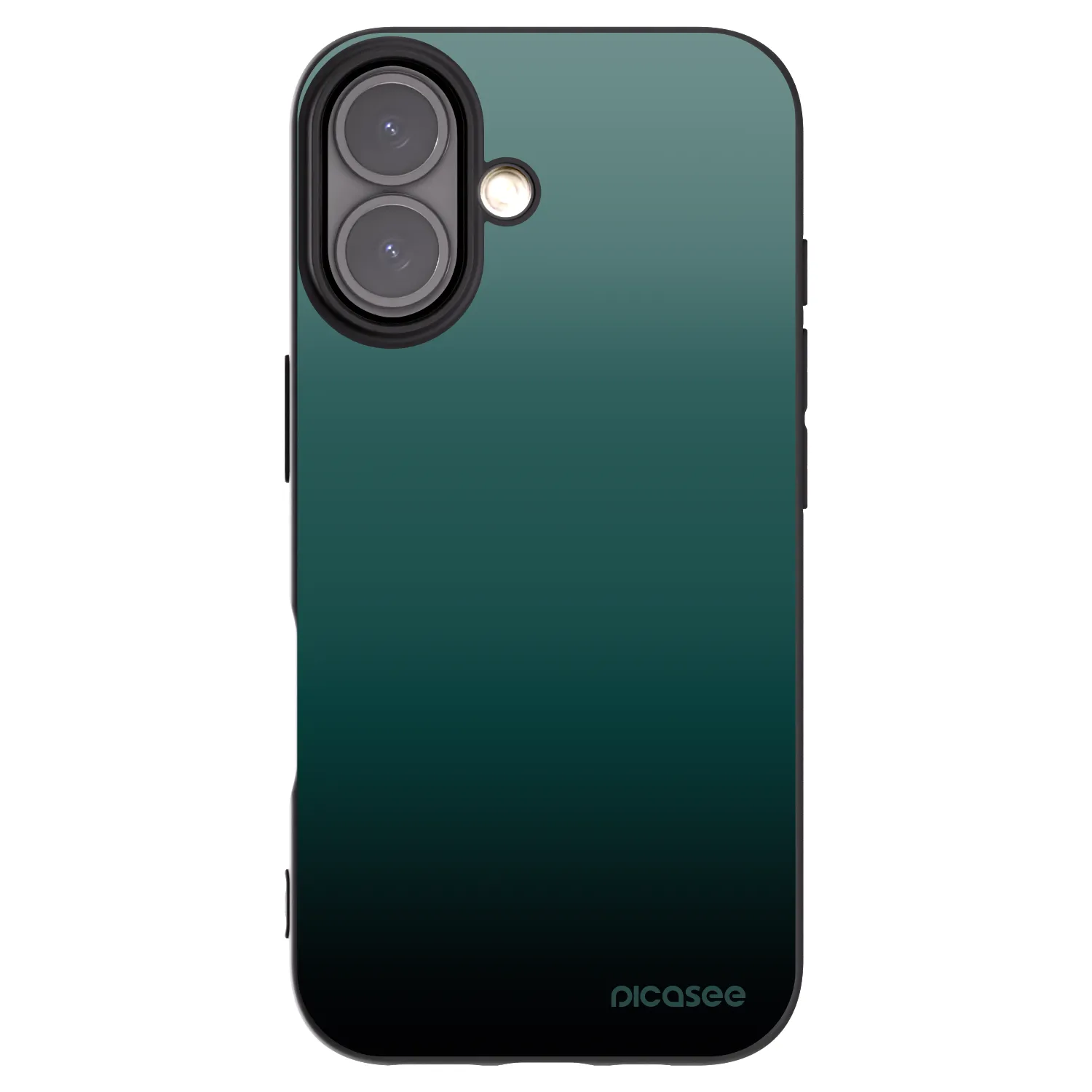 Picasee crna silikonska maskica za Apple iPhone 16 - Verdant Fade