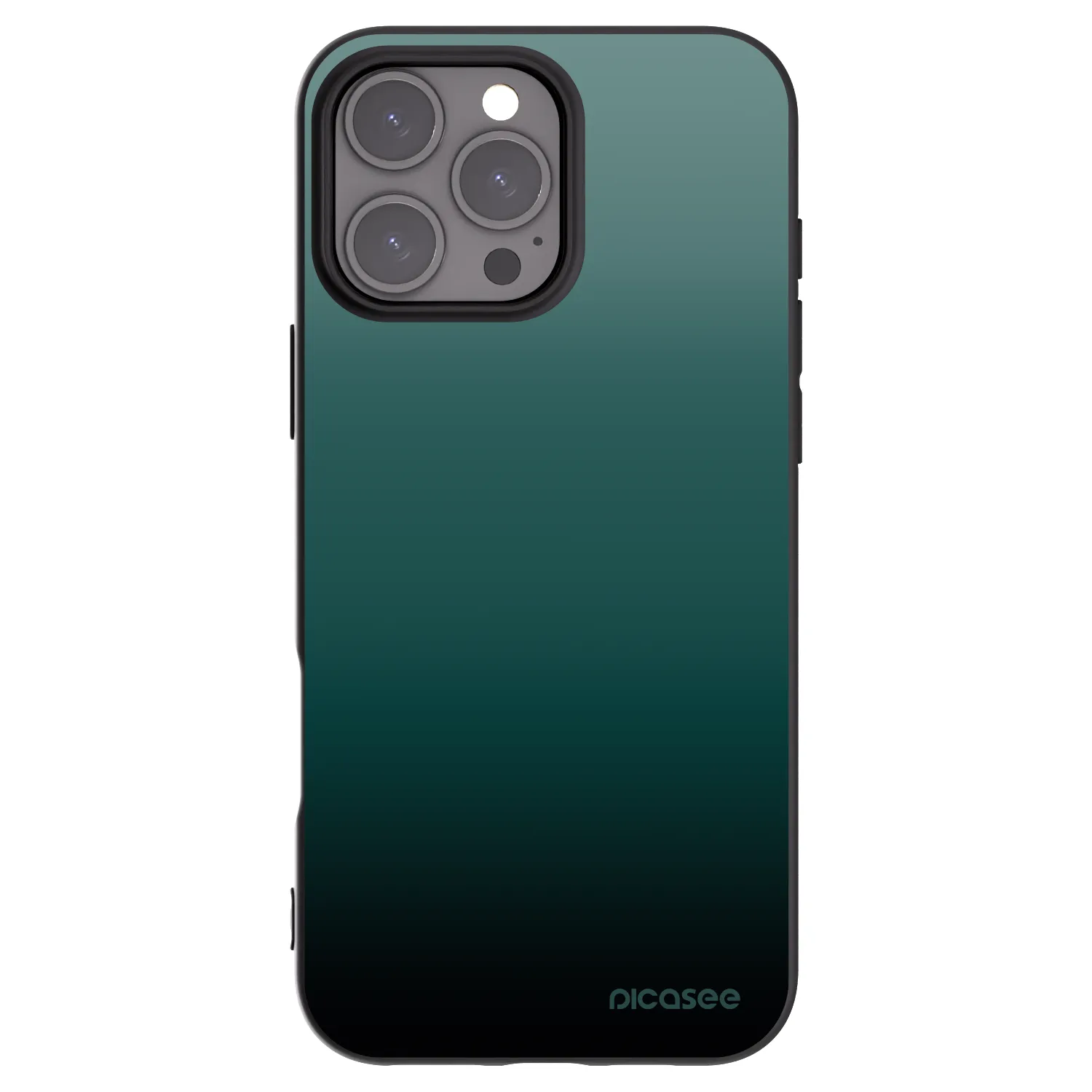 Picasee crna silikonska maskica za Apple iPhone 16 Pro Max - Verdant Fade