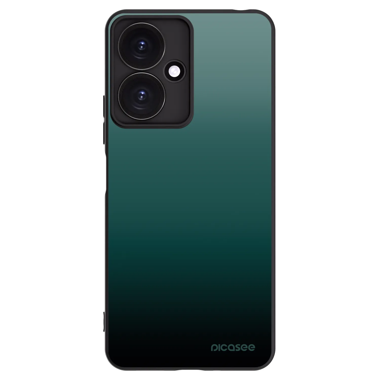 Picasee crna silikonska maskica za Xiaomi Redmi 13C 5G - Verdant Fade