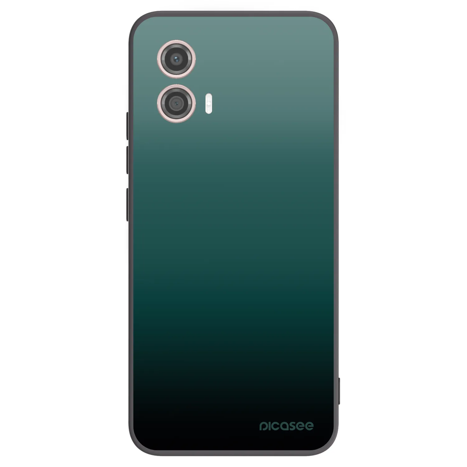 Picasee crna silikonska maskica za Motorola Moto G53 5G - Verdant Fade