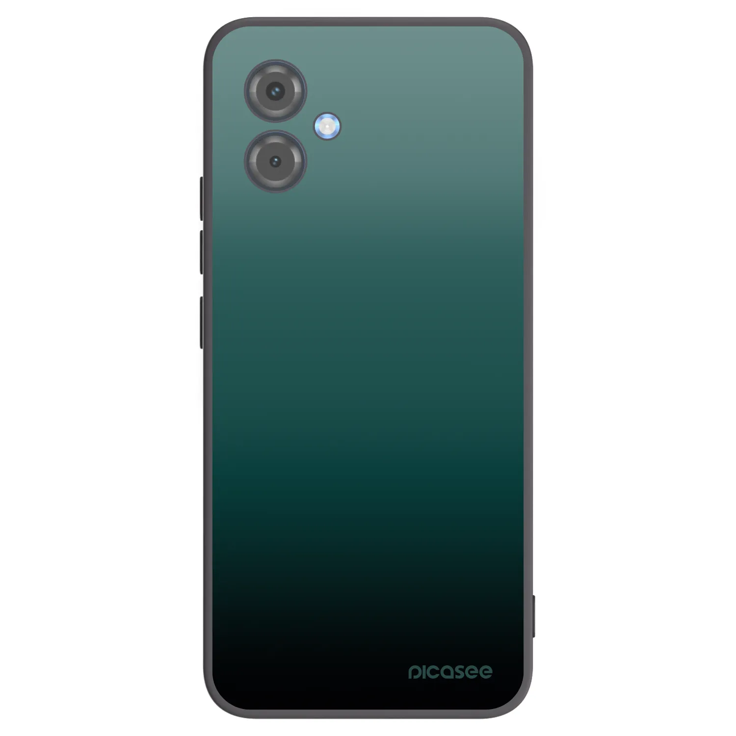 Picasee crna silikonska maskica za Motorola Moto G14 - Verdant Fade