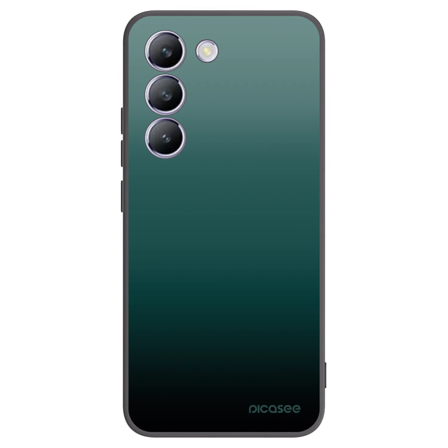 Picasee crna silikonska maskica za Vivo V40 SE 5G - Verdant Fade