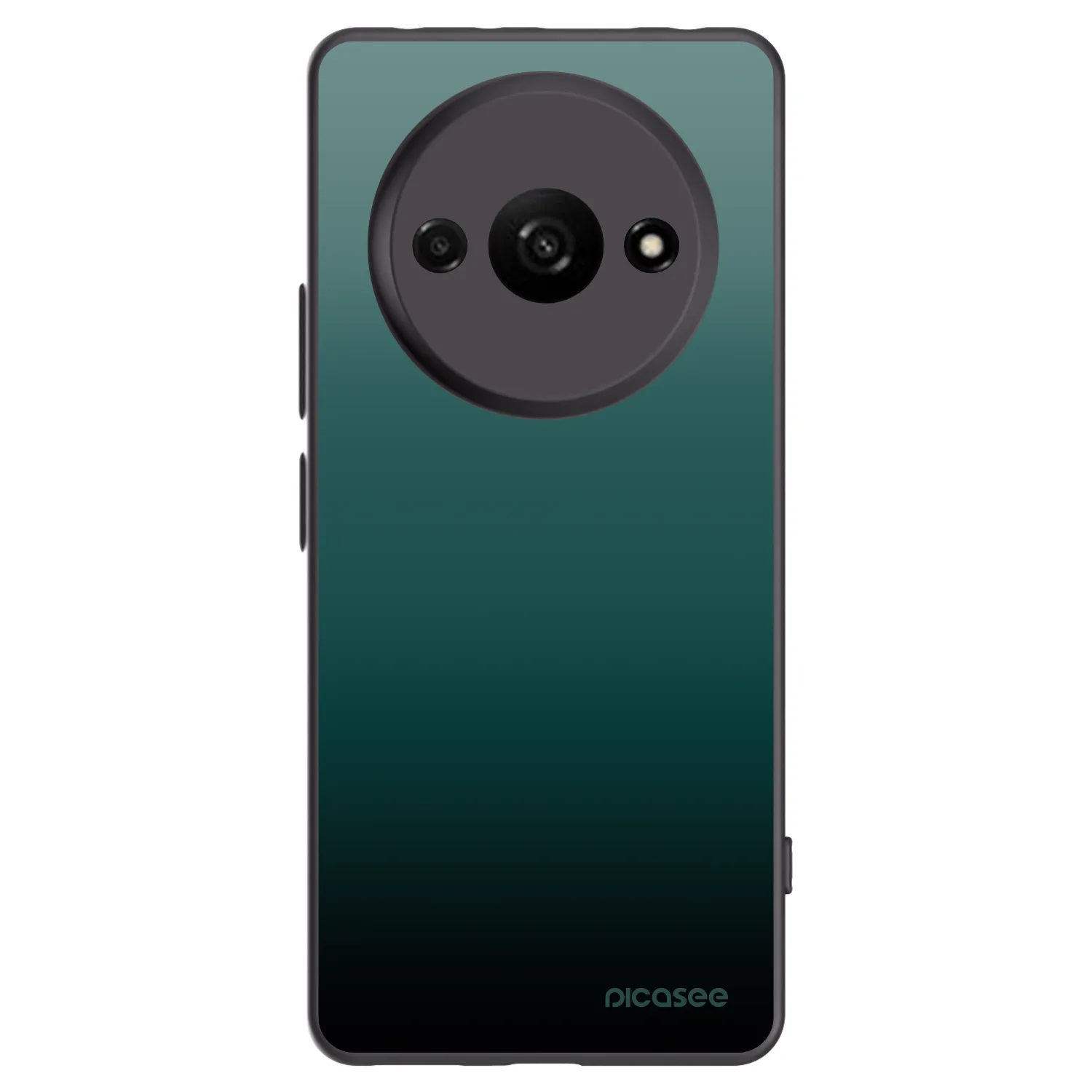 Picasee crna silikonska maskica za Xiaomi Redmi A3 - Verdant Fade
