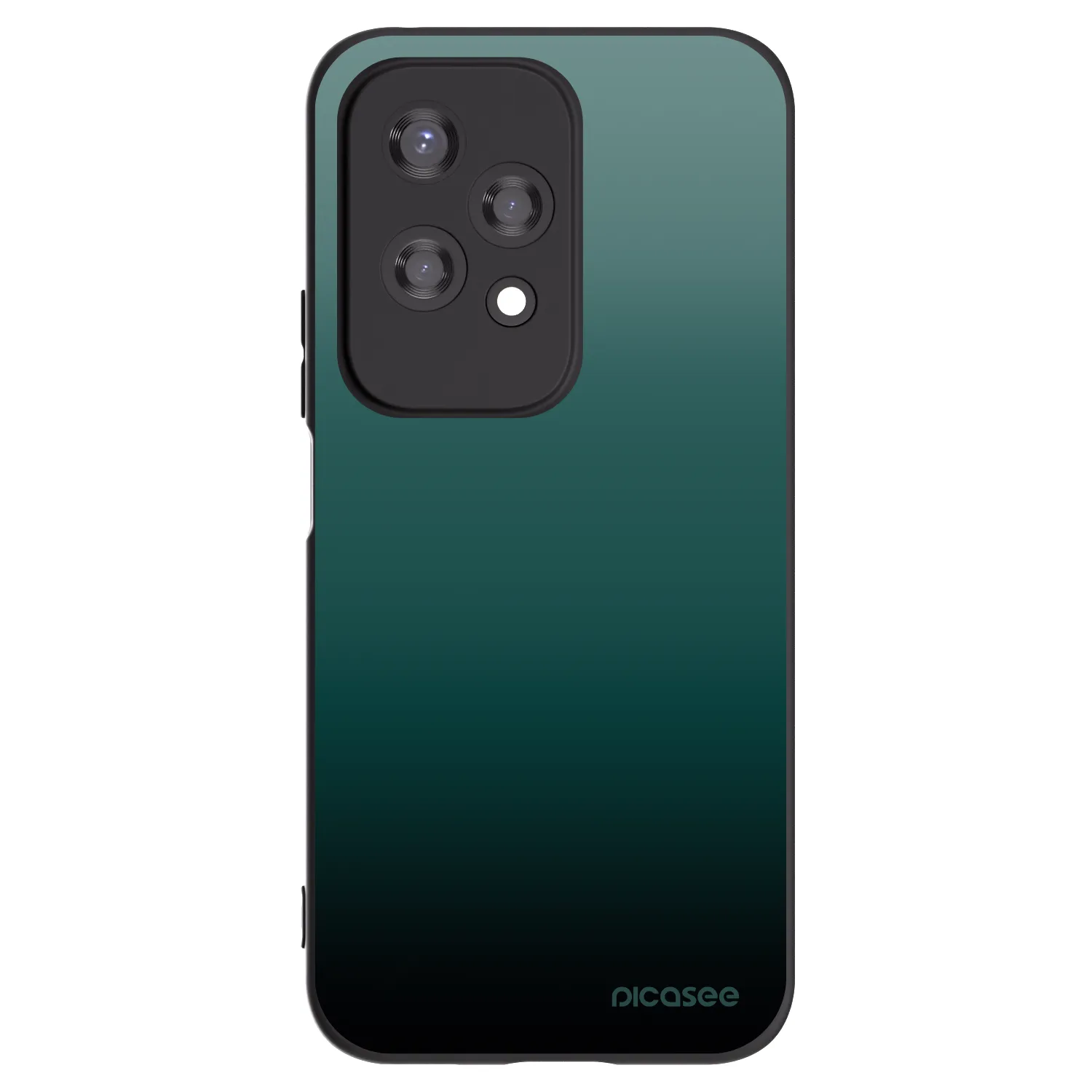 Picasee crna silikonska maskica za Honor 200 Lite - Verdant Fade