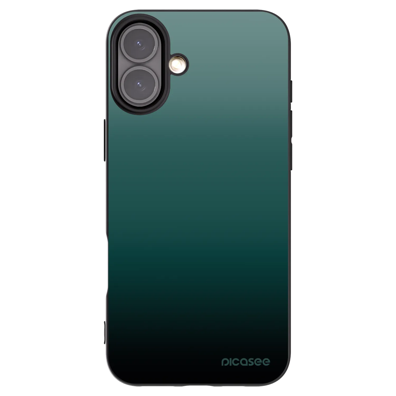 Picasee crna silikonska maskica za Apple iPhone 16 Plus - Verdant Fade