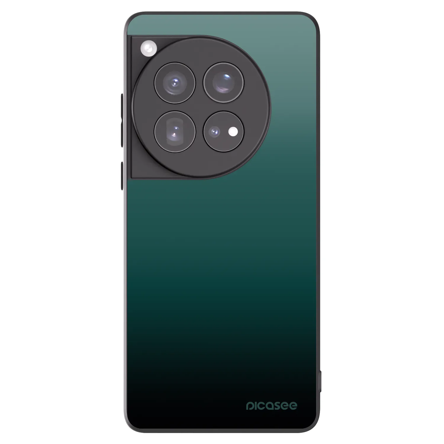 Picasee crna silikonska maskica za OnePlus 12 5G - Verdant Fade