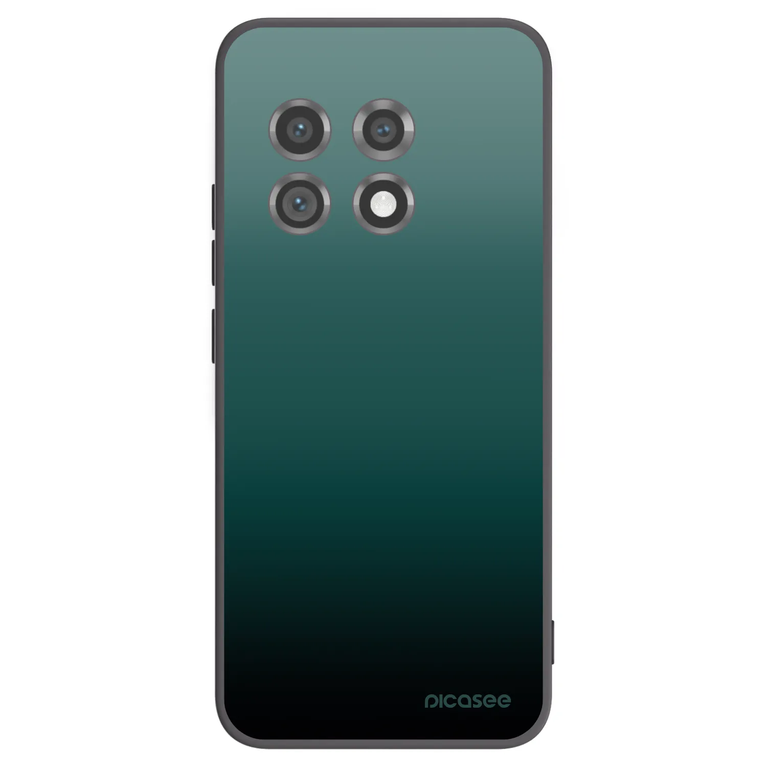 Picasee crna silikonska maskica za OnePlus 11 5G - Verdant Fade
