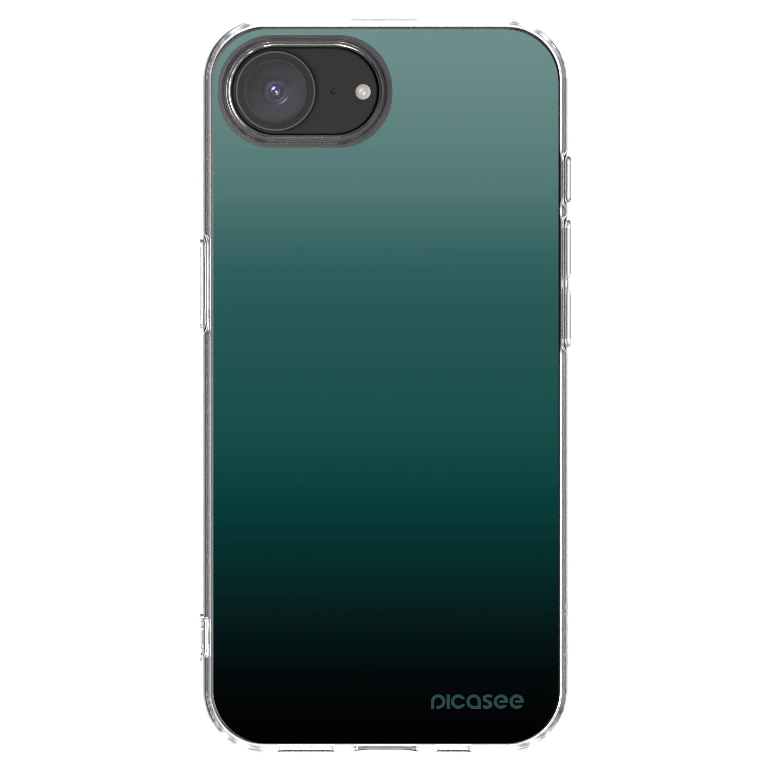 Picasee silikonska prozirna maskica za Apple iPhone 16e - Verdant Fade