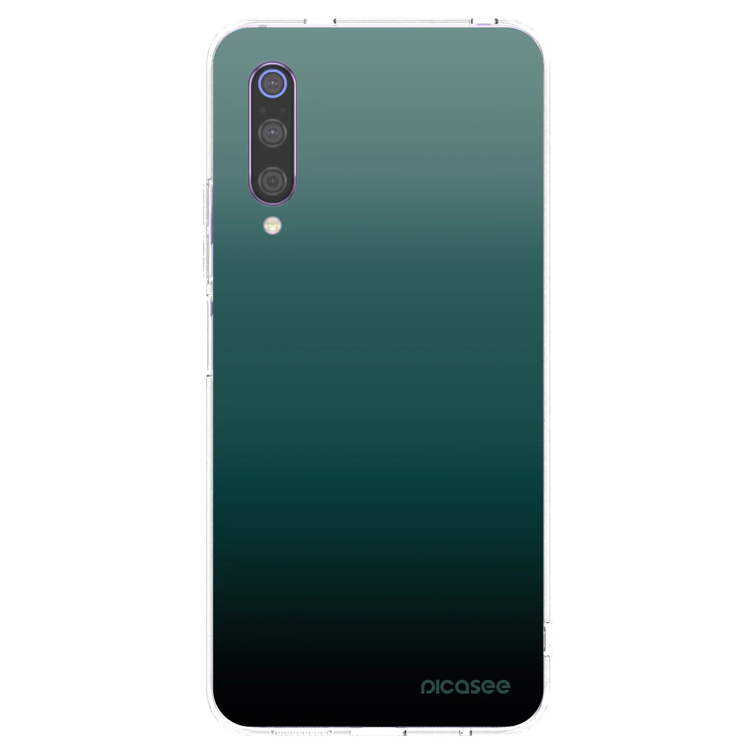 Picasee silikonska prozirna maskica za Xiaomi Mi 9 - Verdant Fade
