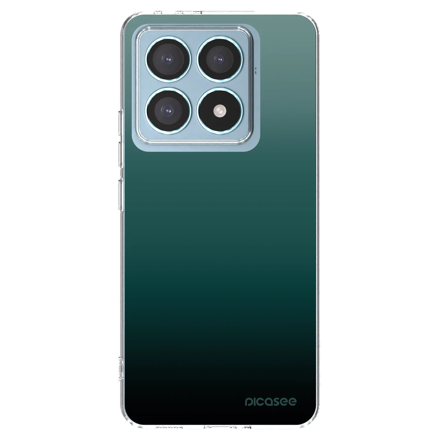 Picasee silikonska prozirna maskica za Xiaomi 14T Pro - Verdant Fade
