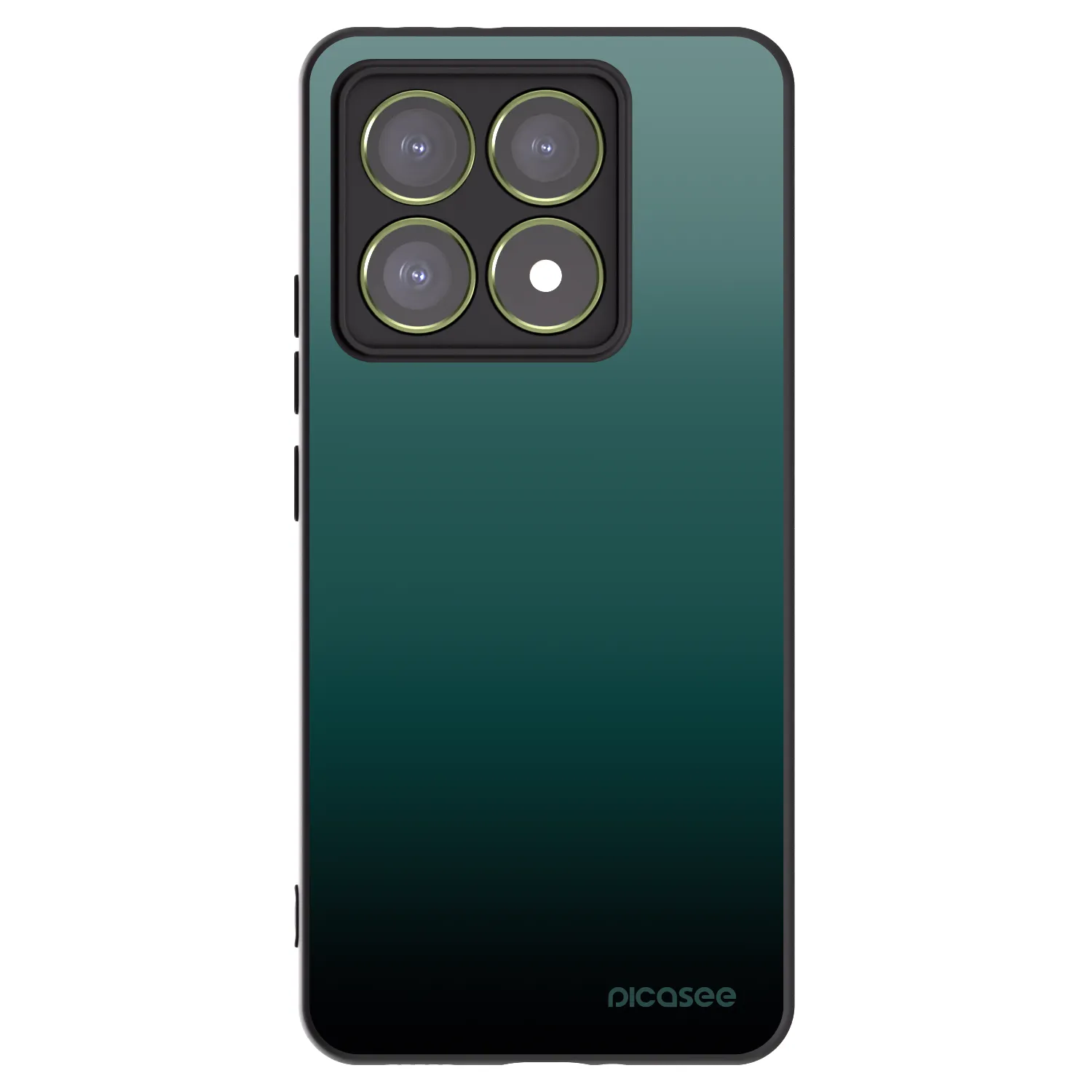 Picasee crna silikonska maskica za Xiaomi 14T - Verdant Fade