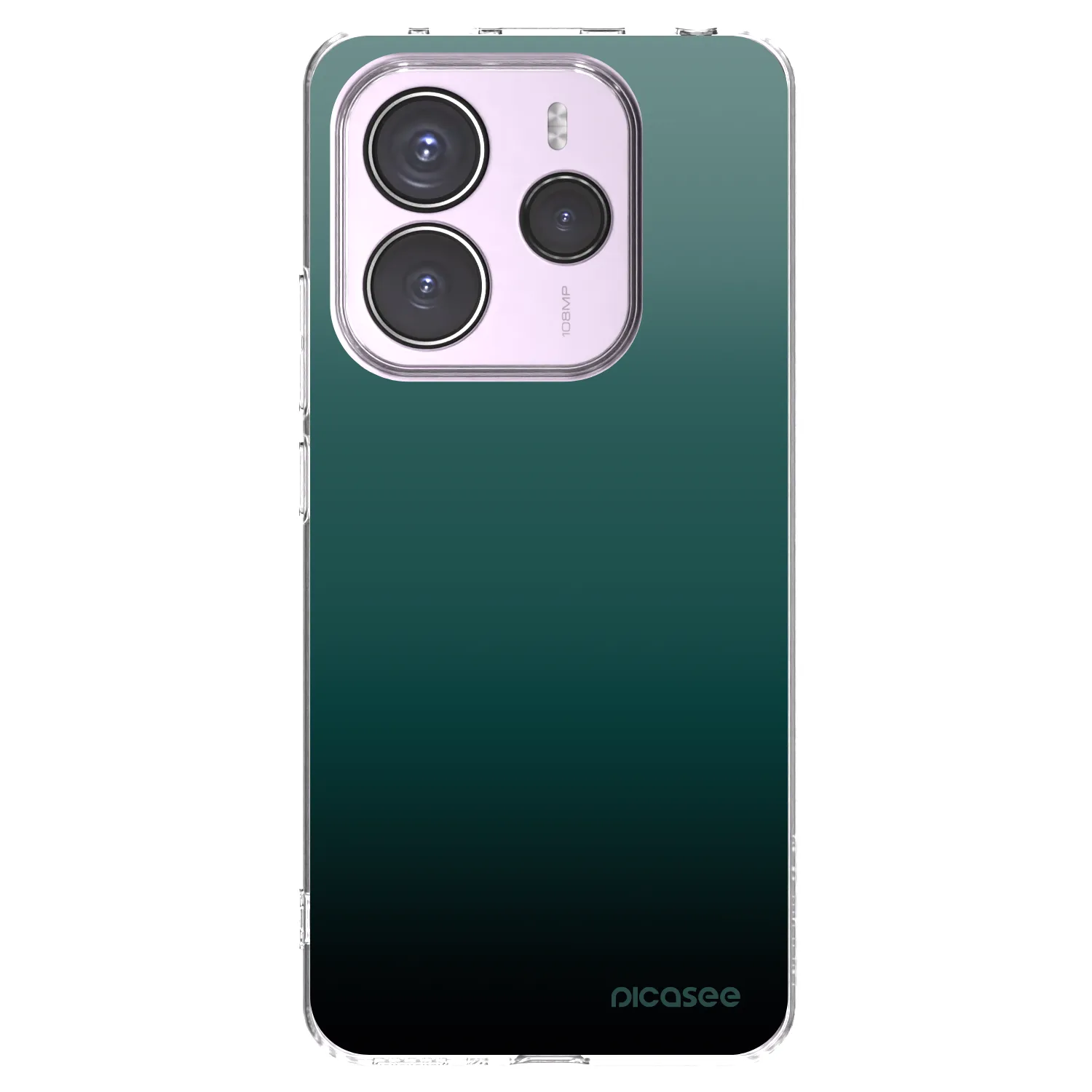 Picasee silikonska prozirna maskica za Xiaomi Redmi Note 14 5G - Verdant Fade