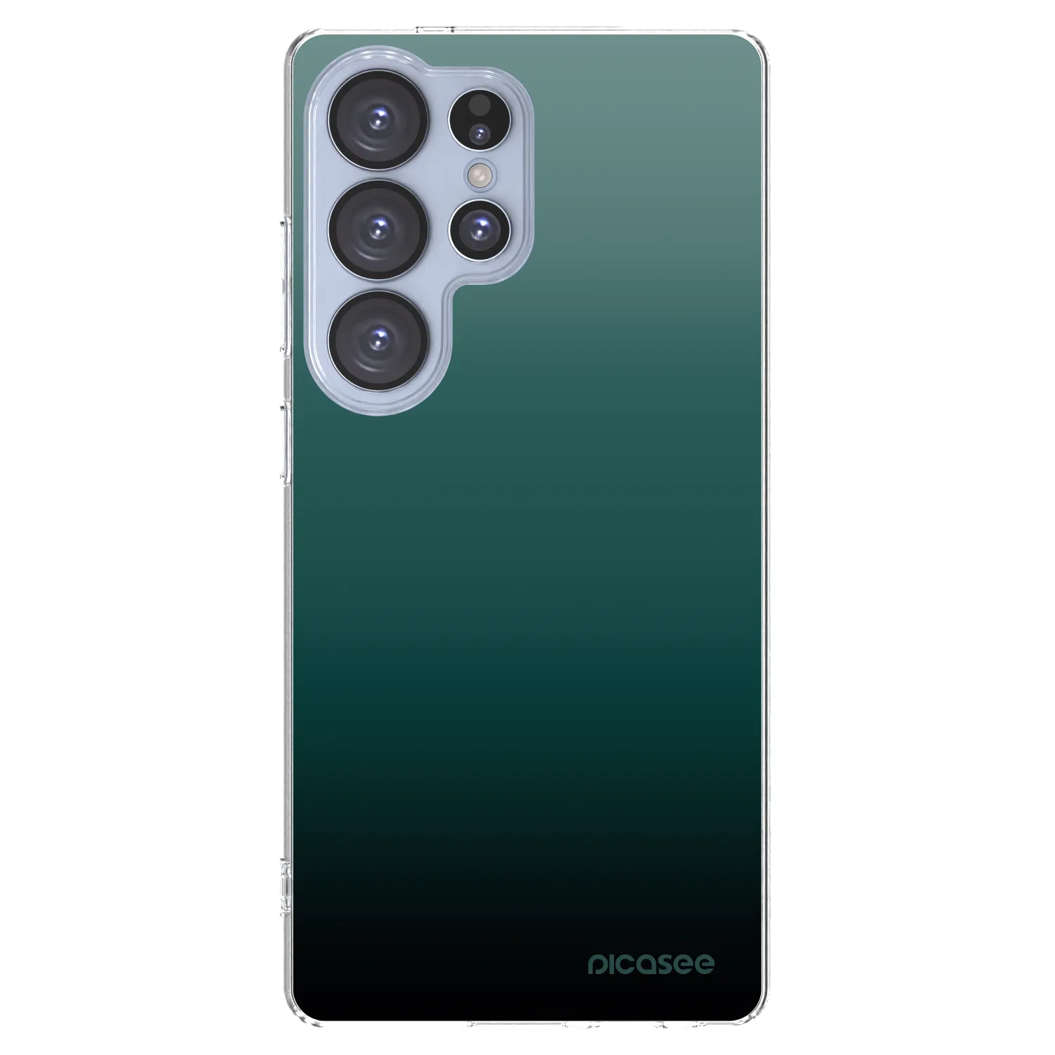 Picasee silikonska prozirna maskica za Samsung Galaxy S25 Ultra 5G - Verdant Fade