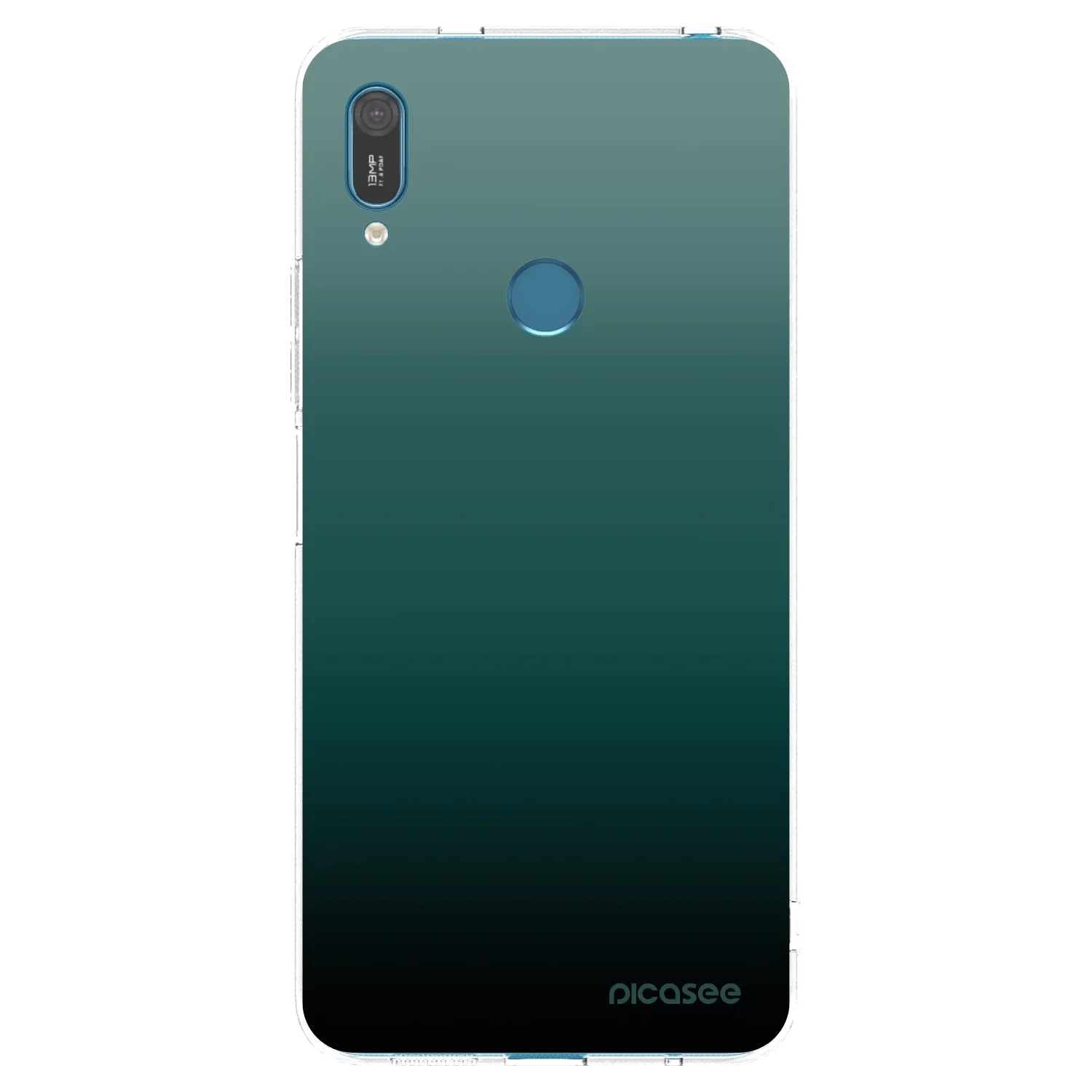 Picasee silikonska prozirna maskica za Huawei Y7 2019 - Verdant Fade