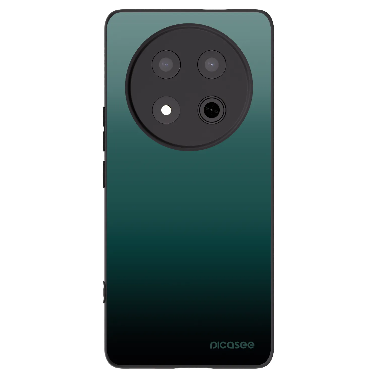 Picasee crna silikonska maskica za Honor Magic7 Lite 5G - Verdant Fade