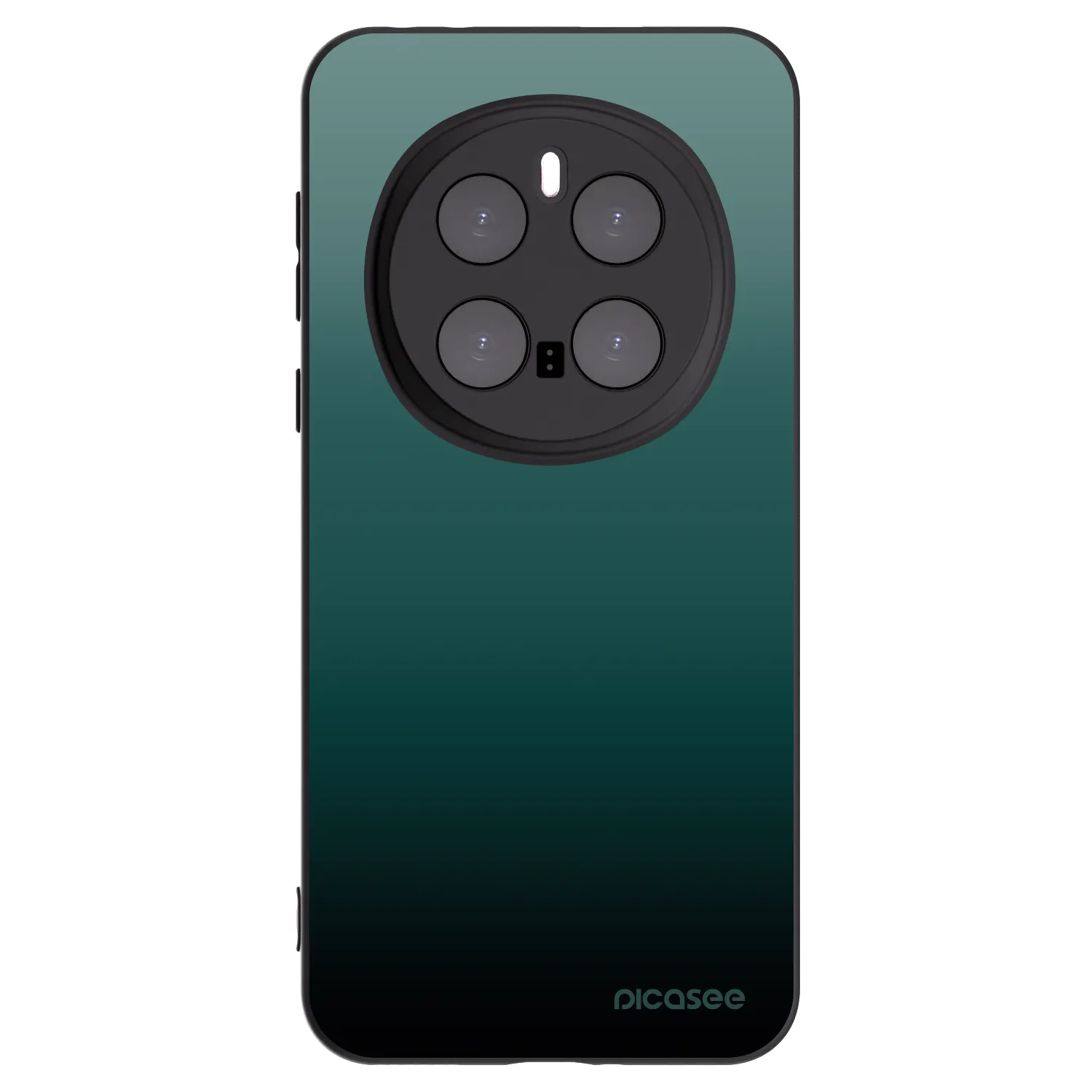 Picasee crna silikonska maskica za Honor Magic7 Pro 5G - Verdant Fade