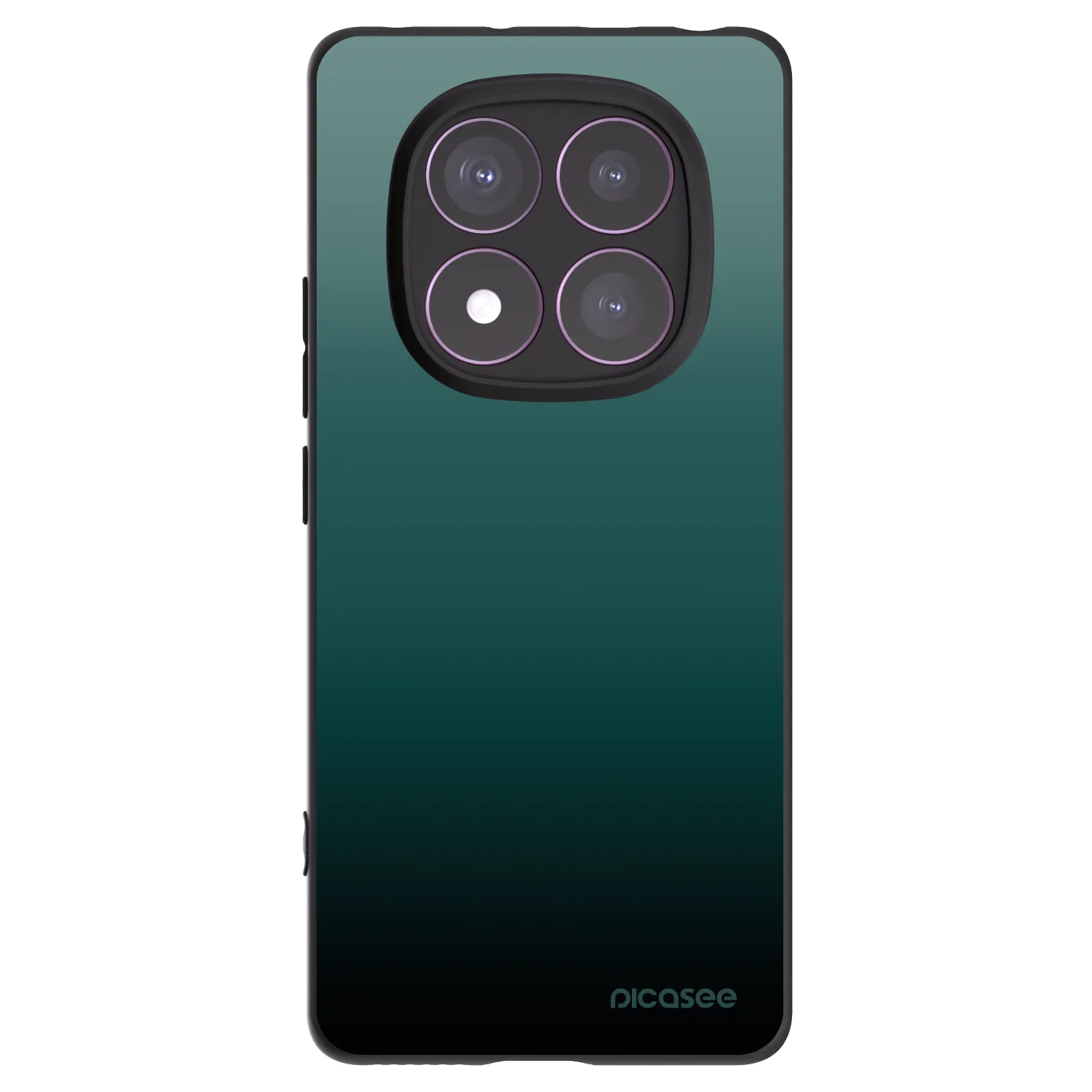 Picasee crna silikonska maskica za Xiaomi Redmi Note 14 Pro 4G - Verdant Fade