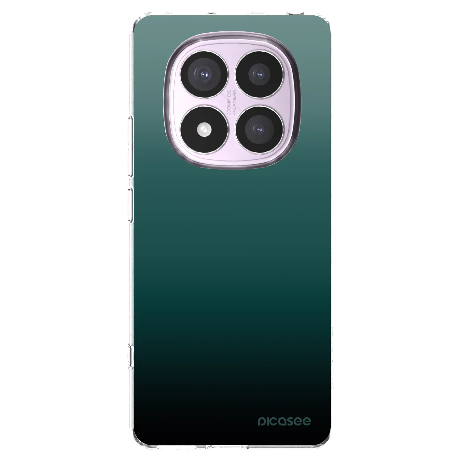 Picasee silikonska prozirna maskica za Xiaomi Redmi Note 14 Pro 4G - Verdant Fade