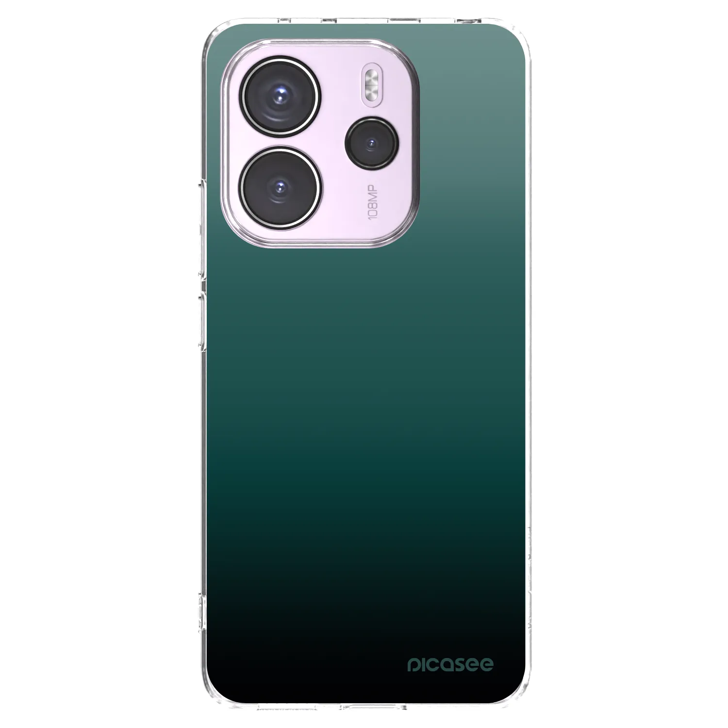 Picasee silikonska prozirna maskica za Xiaomi Redmi Note 14 4G - Verdant Fade