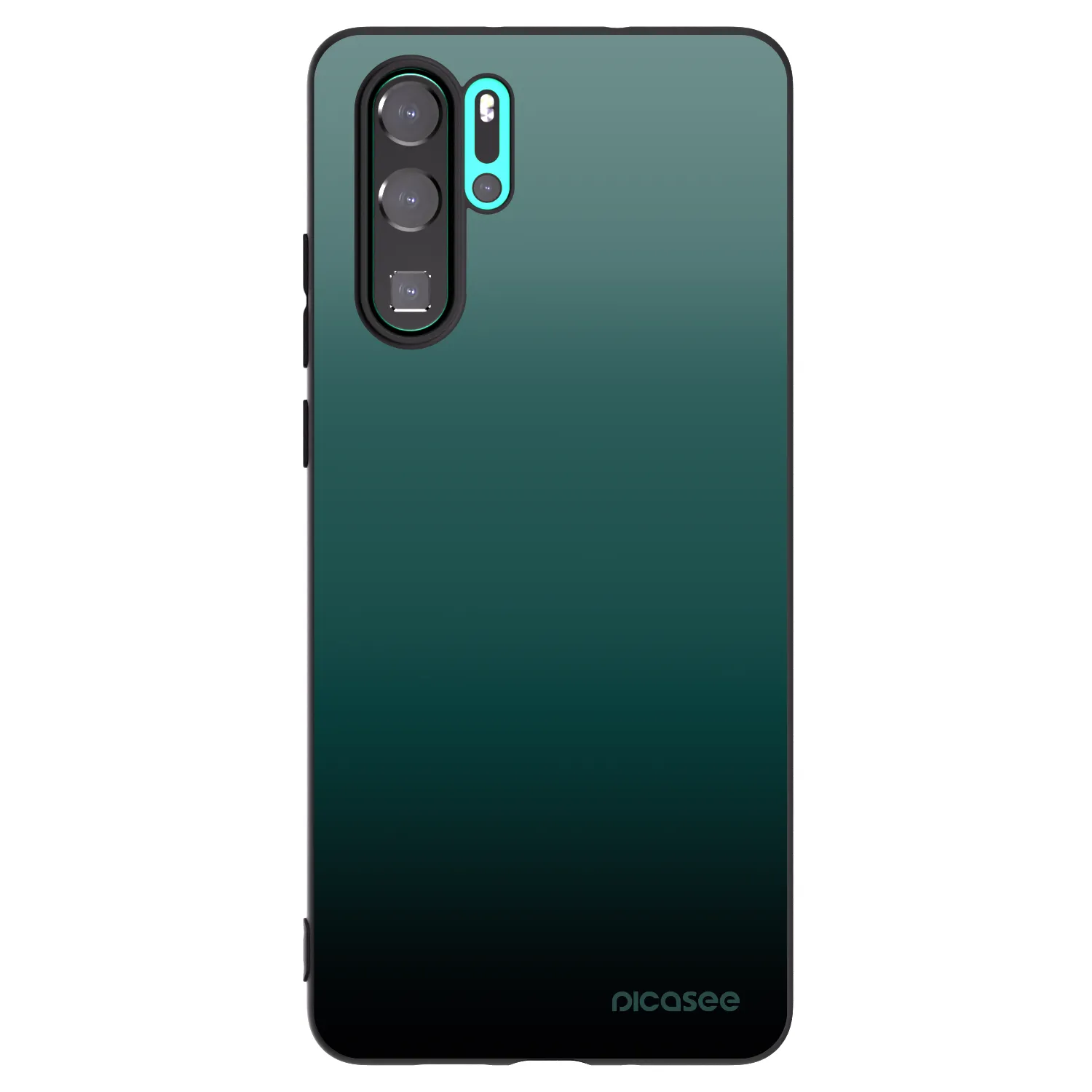 Picasee crna silikonska maskica za Huawei P30 Pro - Verdant Fade
