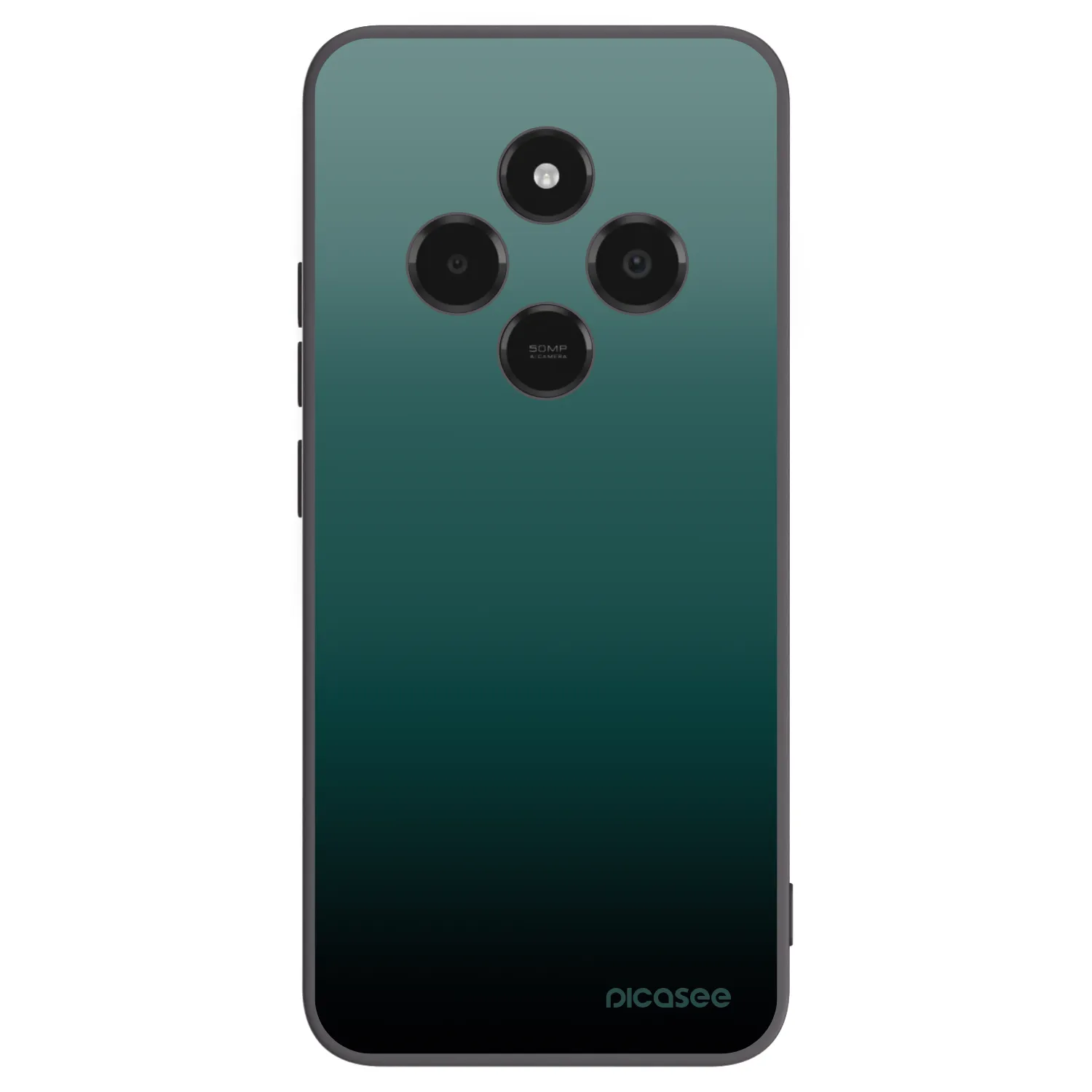 Picasee crna silikonska maskica za Xiaomi Poco C75 - Verdant Fade