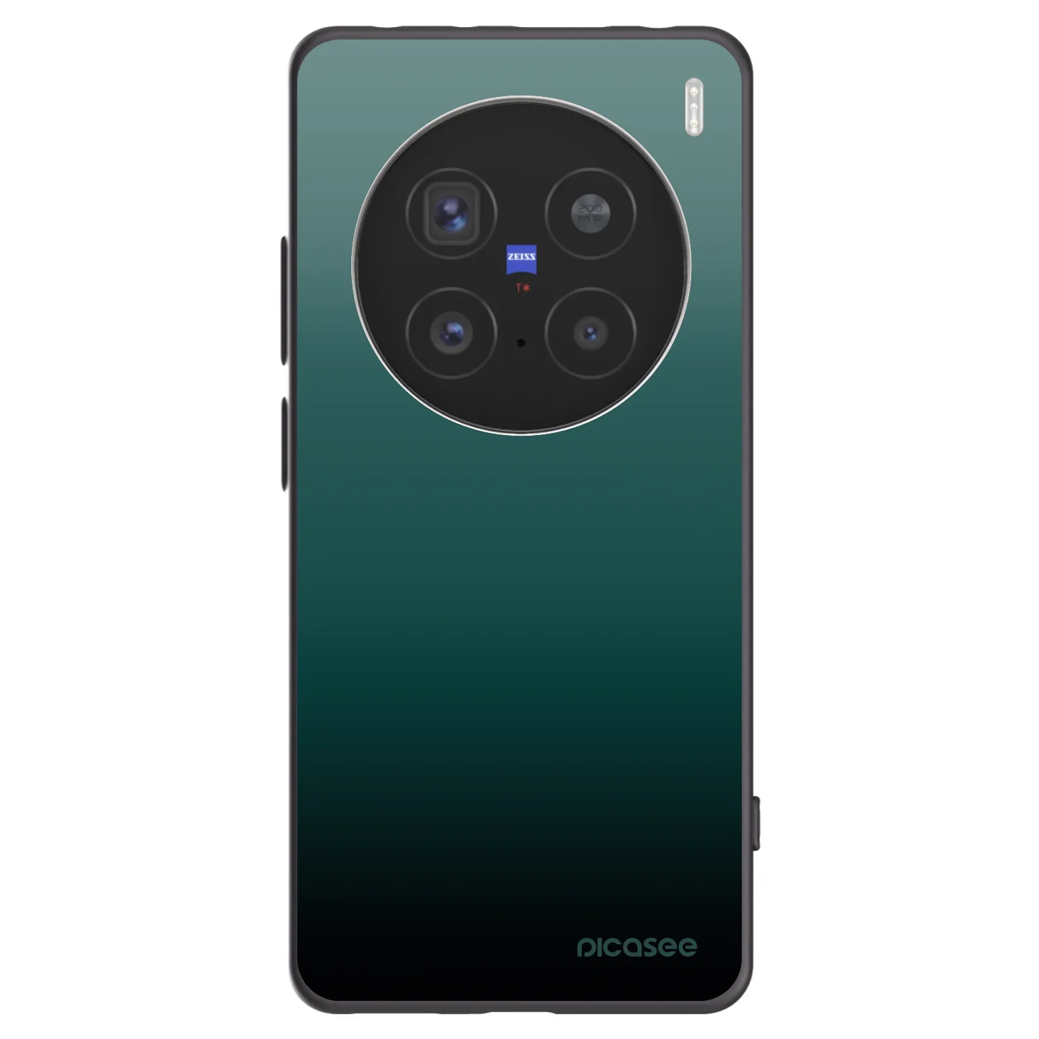 Picasee crna silikonska maskica za Vivo X200 Pro - Verdant Fade