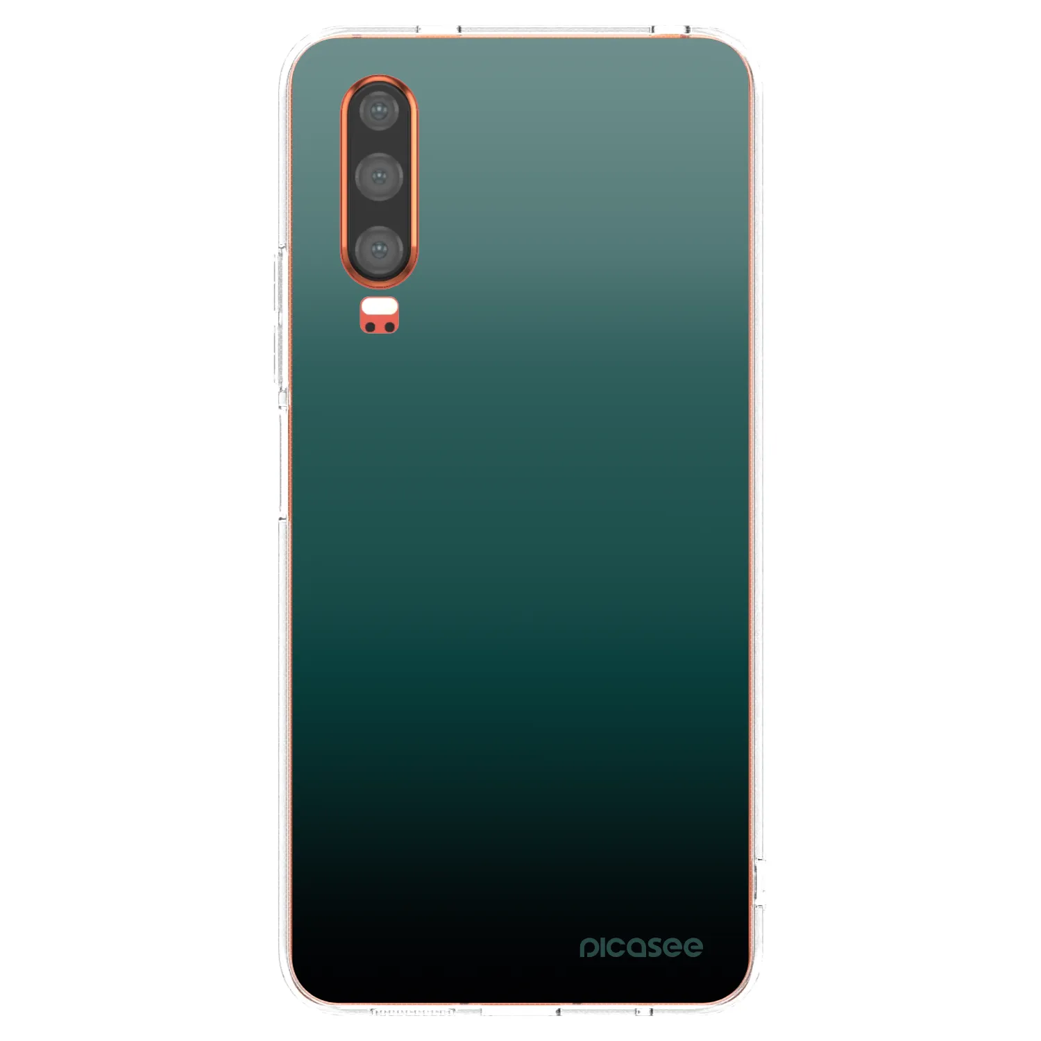 Picasee silikonska prozirna maskica za Huawei P30 - Verdant Fade