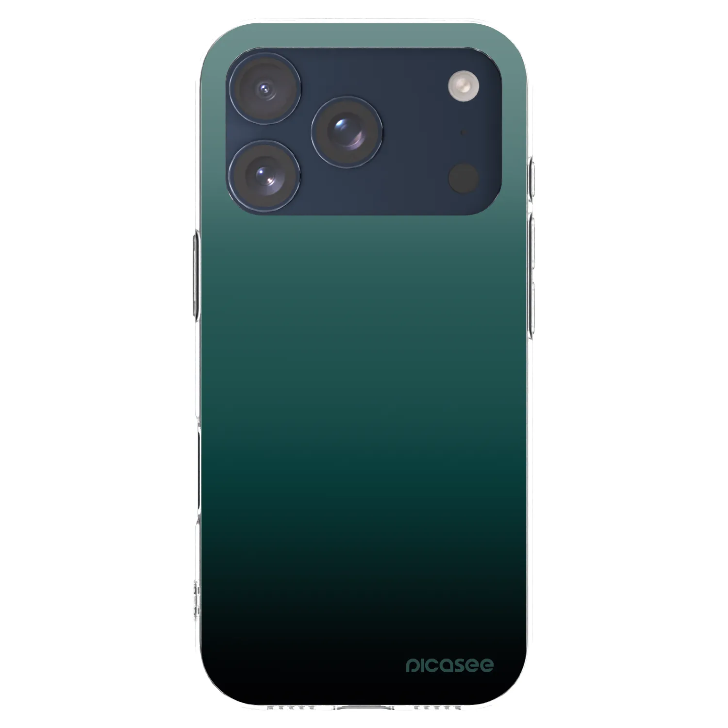 Picasee silikonska prozirna maskica za Apple iPhone 17 Pro - Verdant Fade