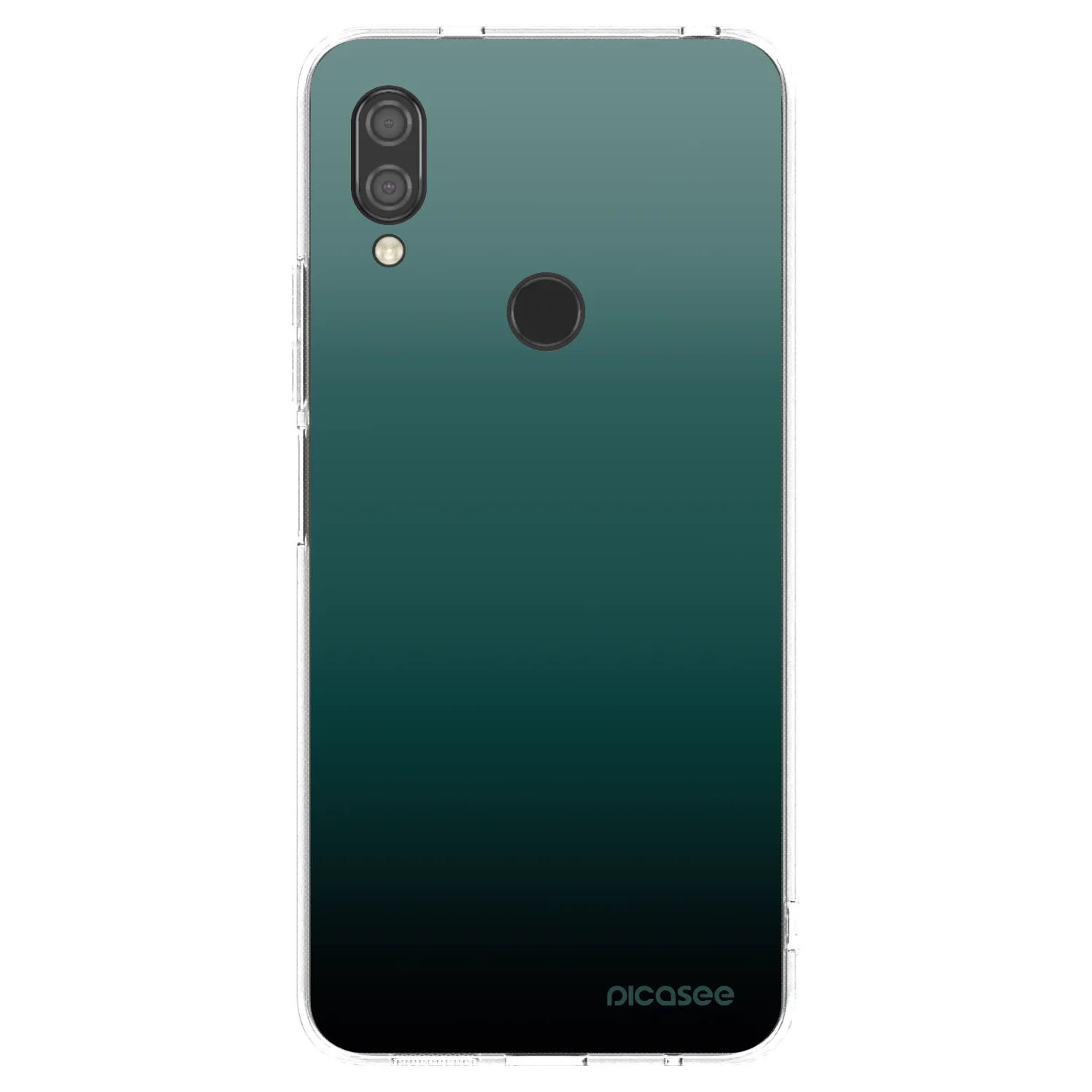 Picasee silikonska prozirna maskica za Xiaomi Redmi 7 - Verdant Fade