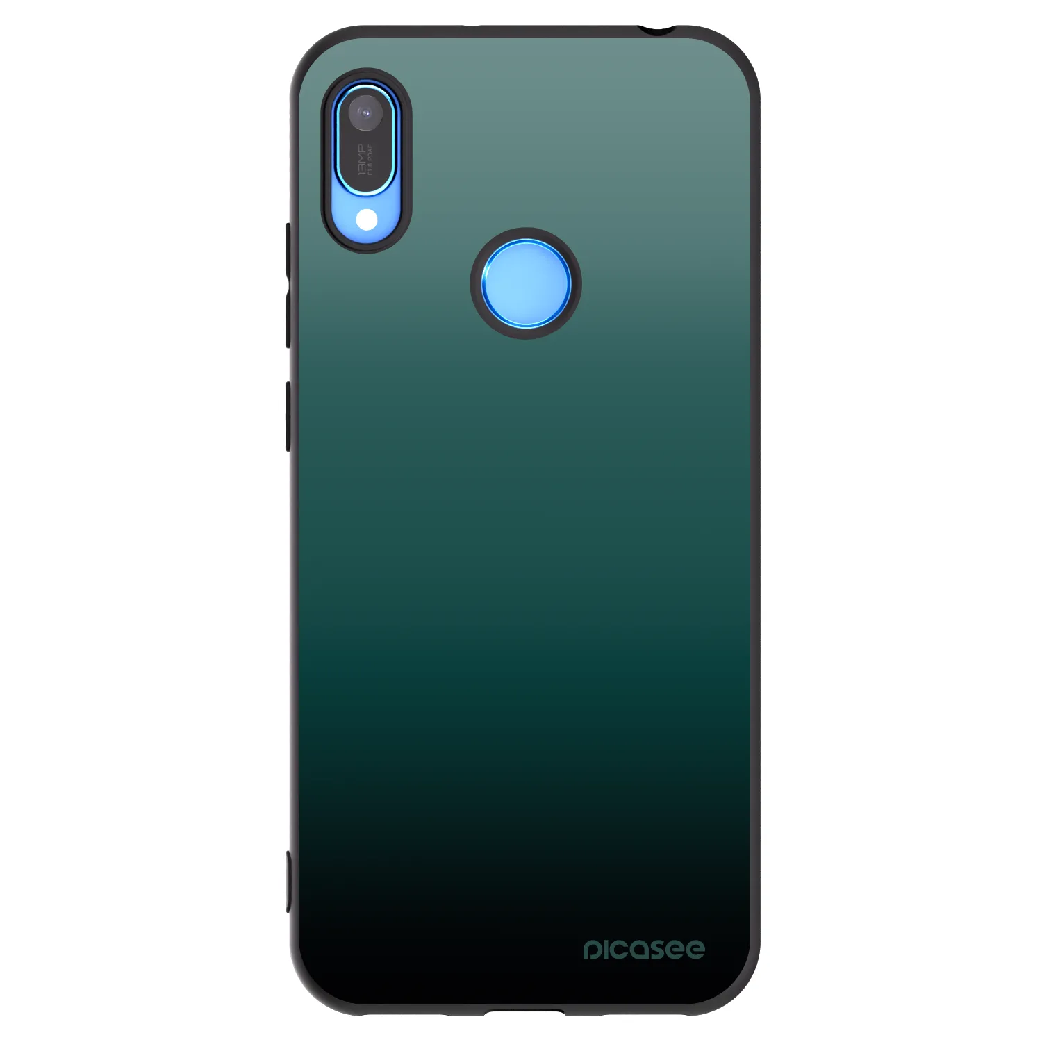 Picasee crna silikonska maskica za Huawei Y6 2019 - Verdant Fade