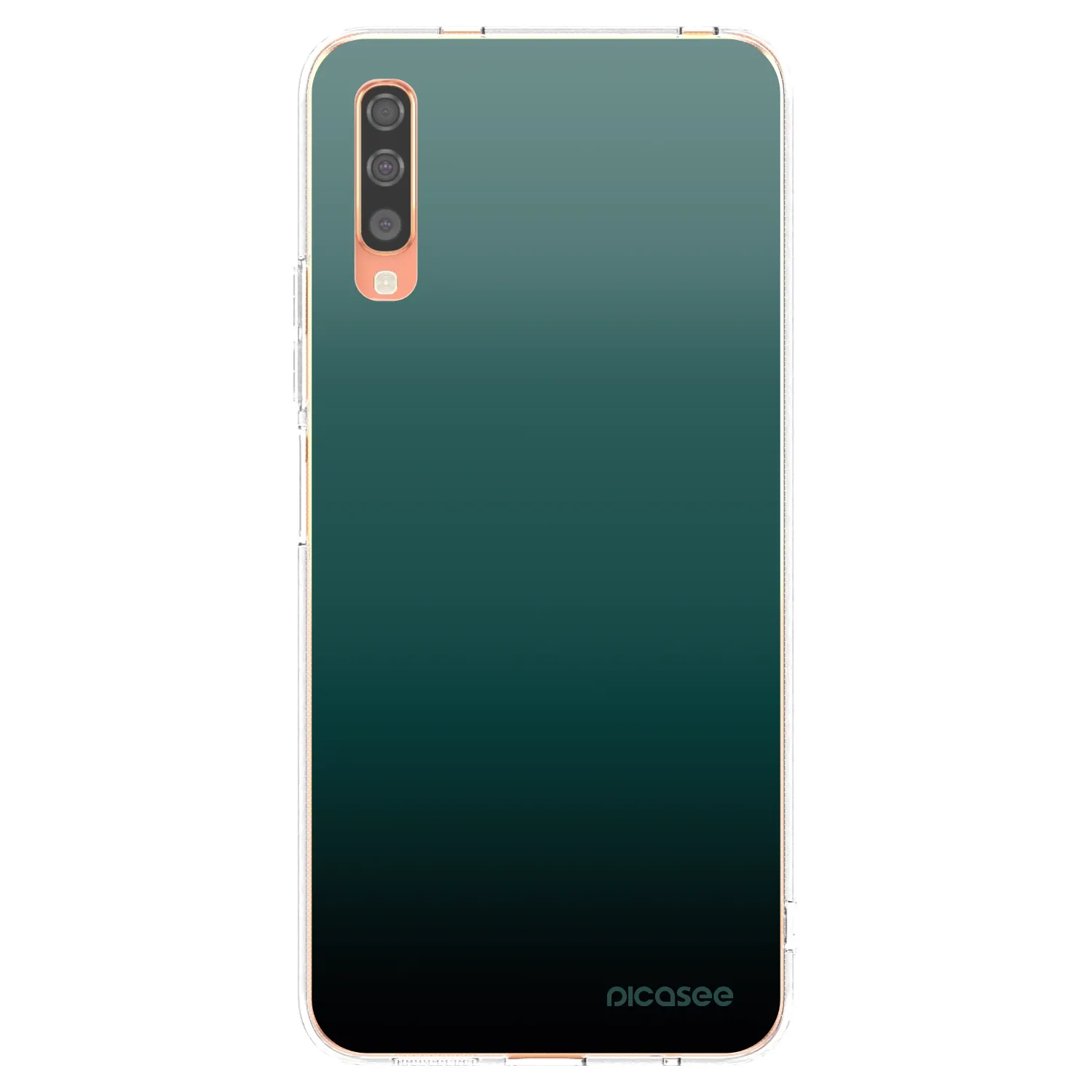 Picasee silikonska prozirna maskica za Samsung Galaxy A70 A705F - Verdant Fade