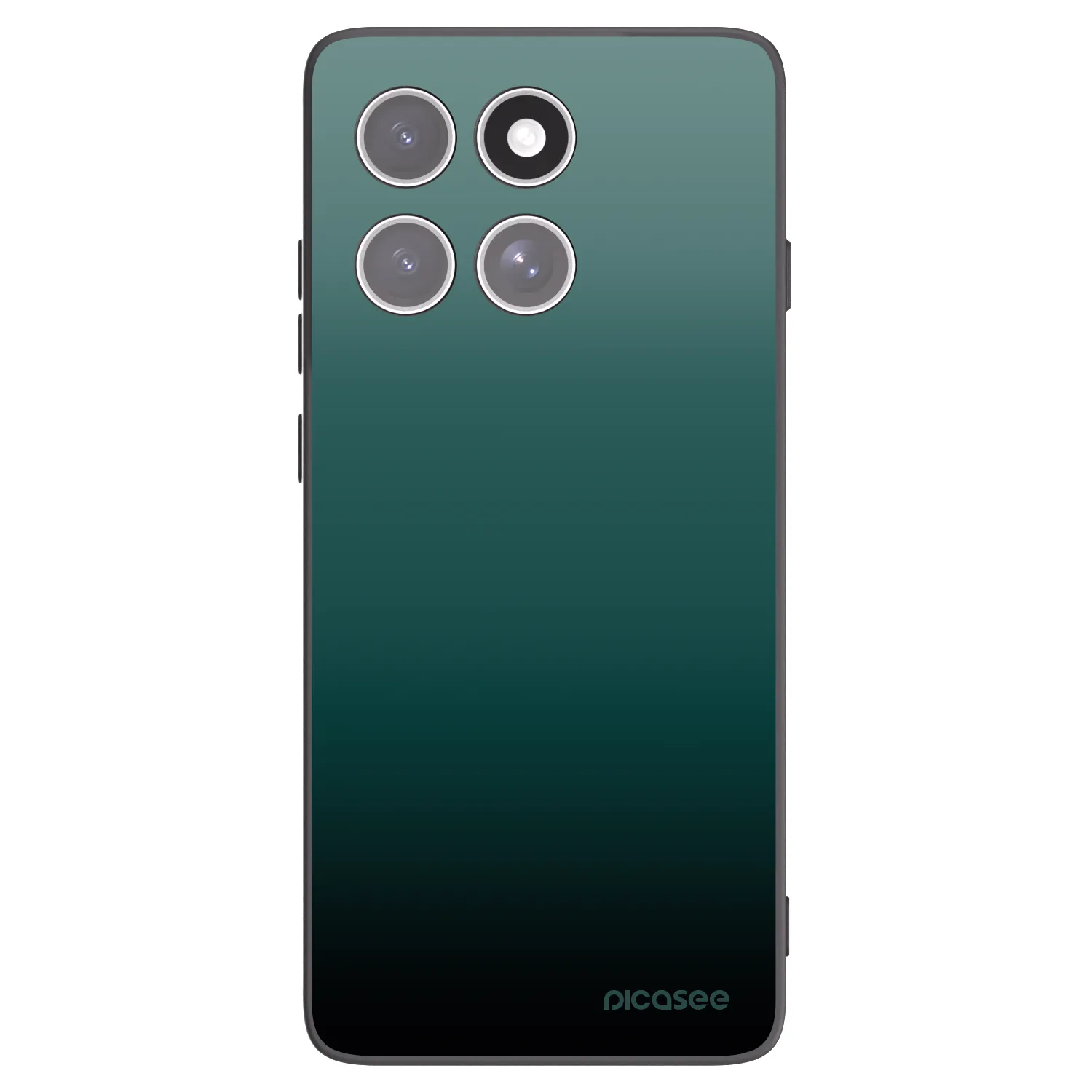 Picasee crna silikonska maskica za Motorola Edge 60 Pro - Verdant Fade