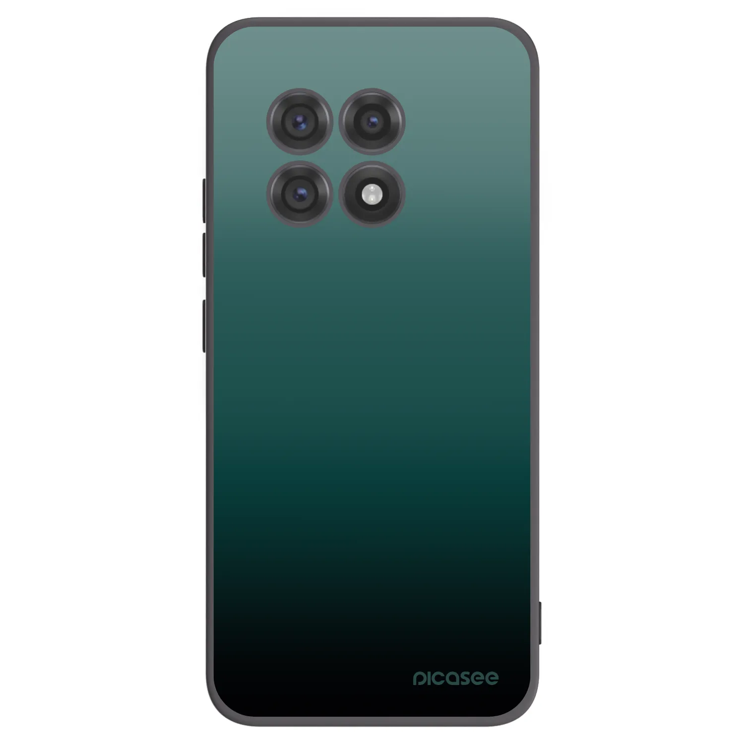 Picasee crna silikonska maskica za OnePlus 13R 5G - Verdant Fade