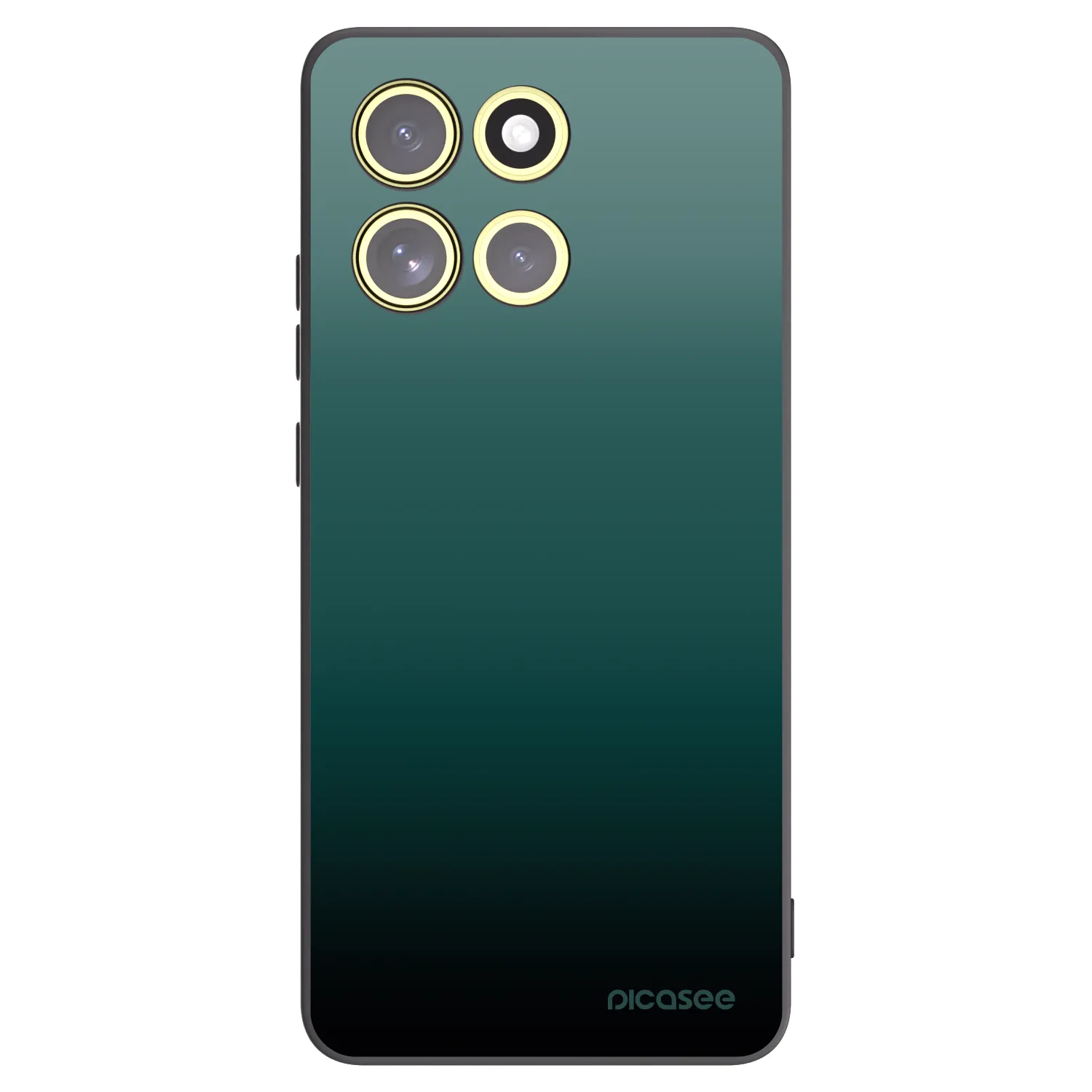 Picasee crna silikonska maskica za Motorola Moto G86 5G - Verdant Fade