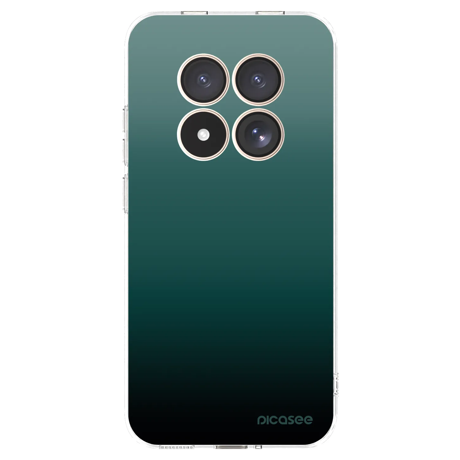 Picasee silikonska prozirna maskica za Xiaomi Redmi Note 15 Pro 4G - Verdant Fade