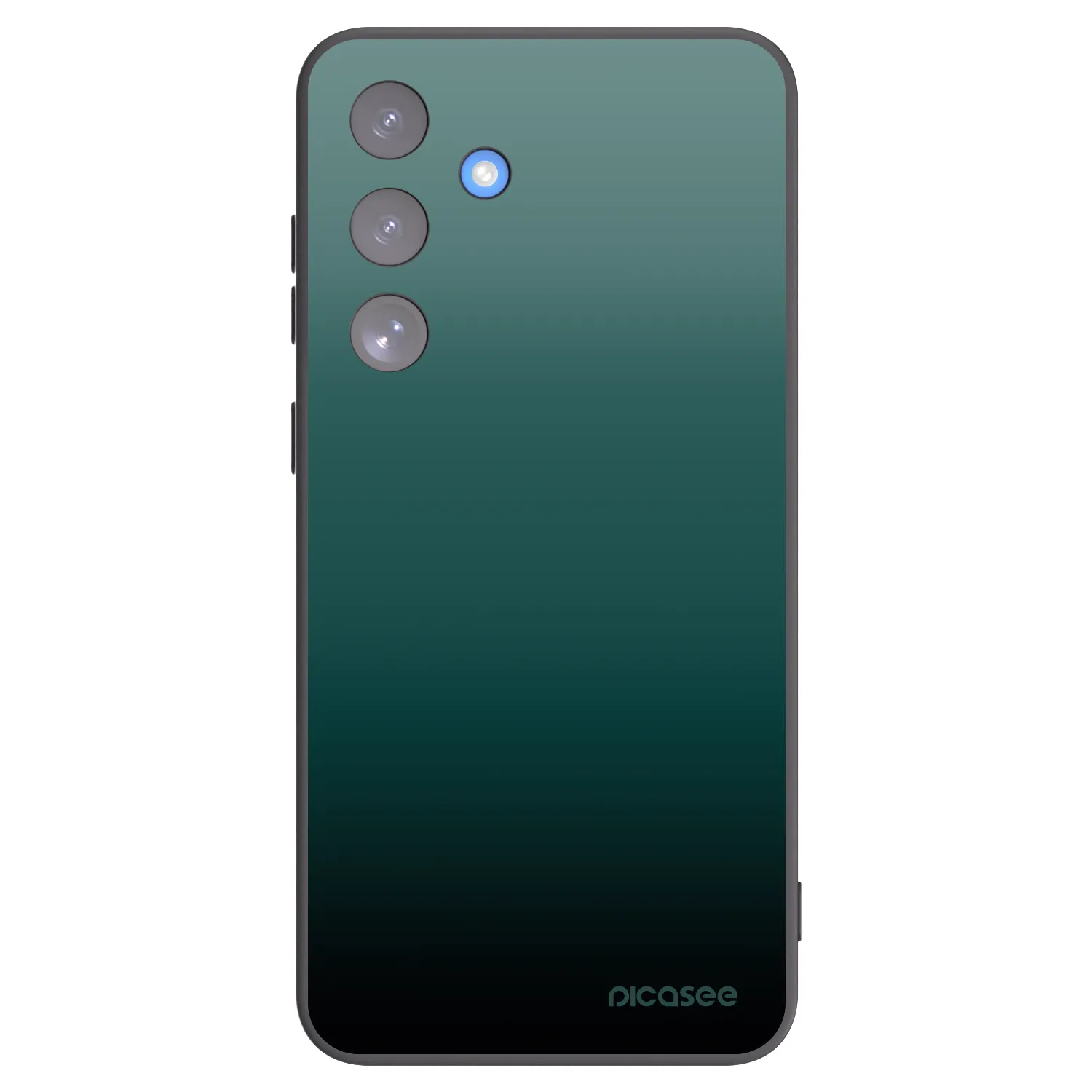 Picasee crna silikonska maskica za Samsung Galaxy S25 FE 5G - Verdant Fade