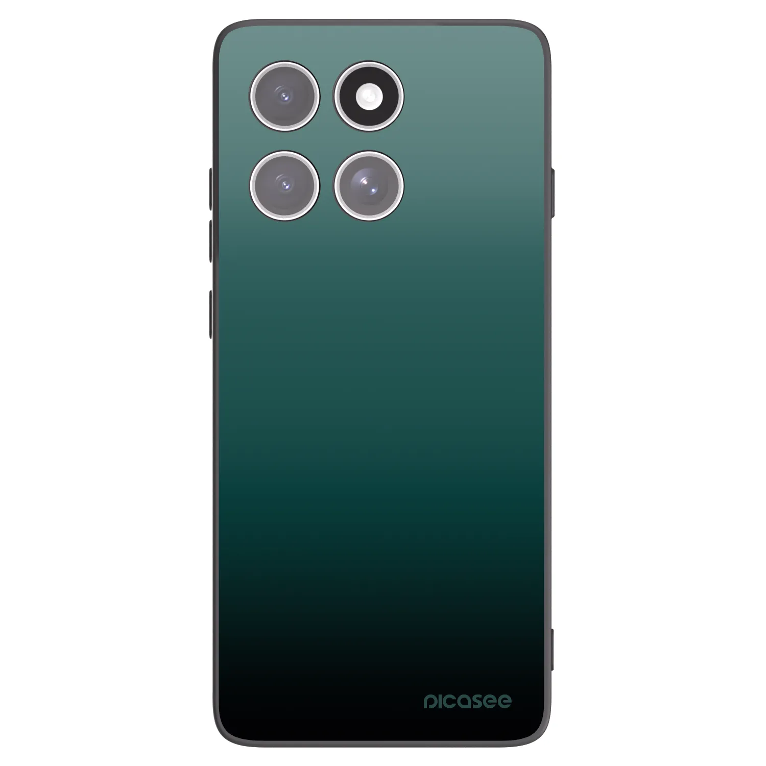Picasee crna silikonska maskica za Motorola Edge 60 Fusion - Verdant Fade