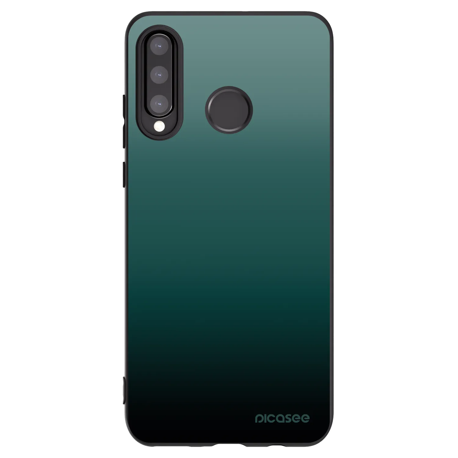 Picasee crna silikonska maskica za Huawei P30 Lite - Verdant Fade