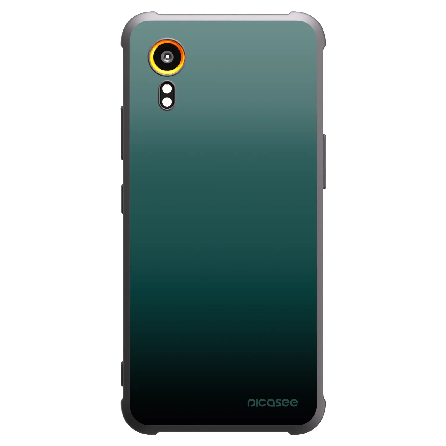 Picasee crna silikonska maskica za Samsung Galaxy Xcover 7 - Verdant Fade