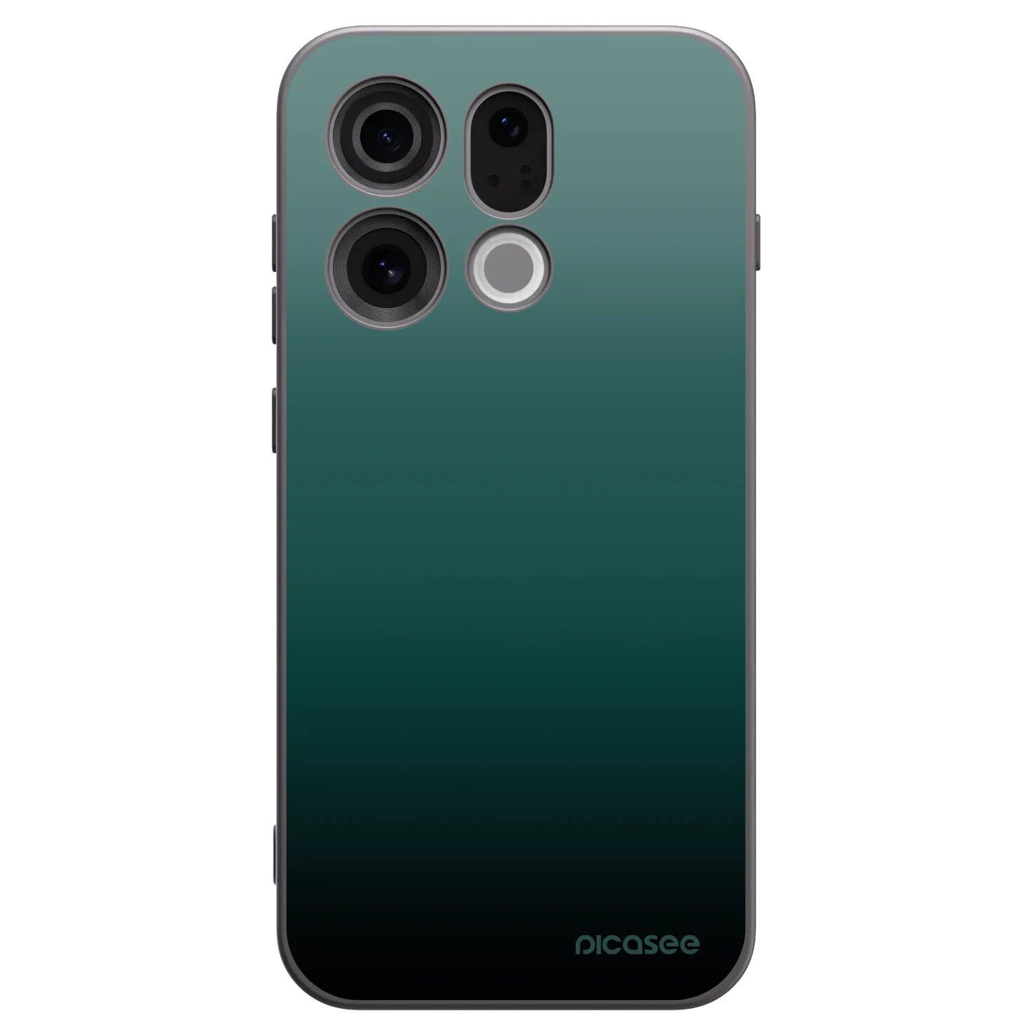 Picasee crna silikonska maskica za OPPO Find X9 - Verdant Fade