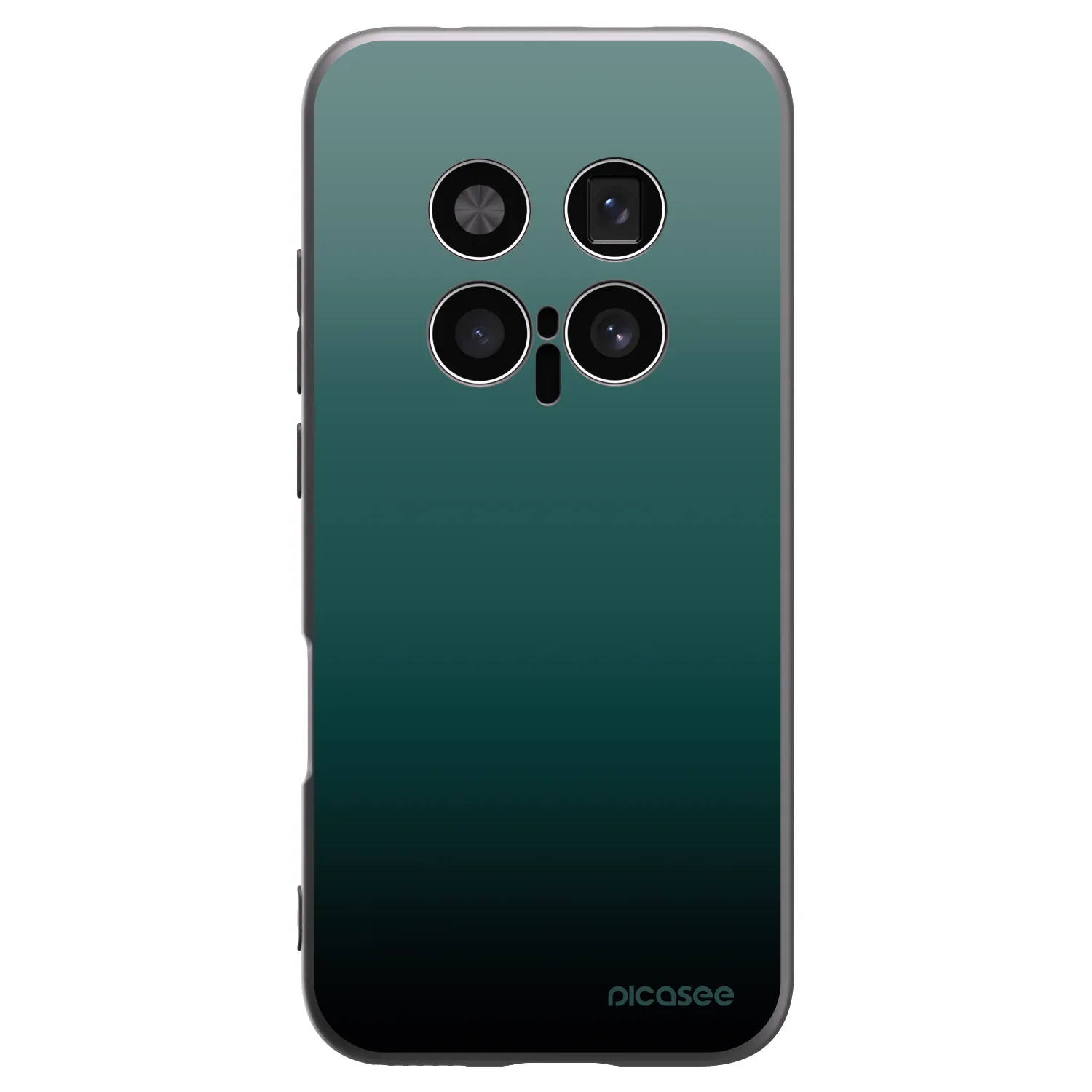 Picasee crna silikonska maskica za Honor Magic8 Pro 5G - Verdant Fade