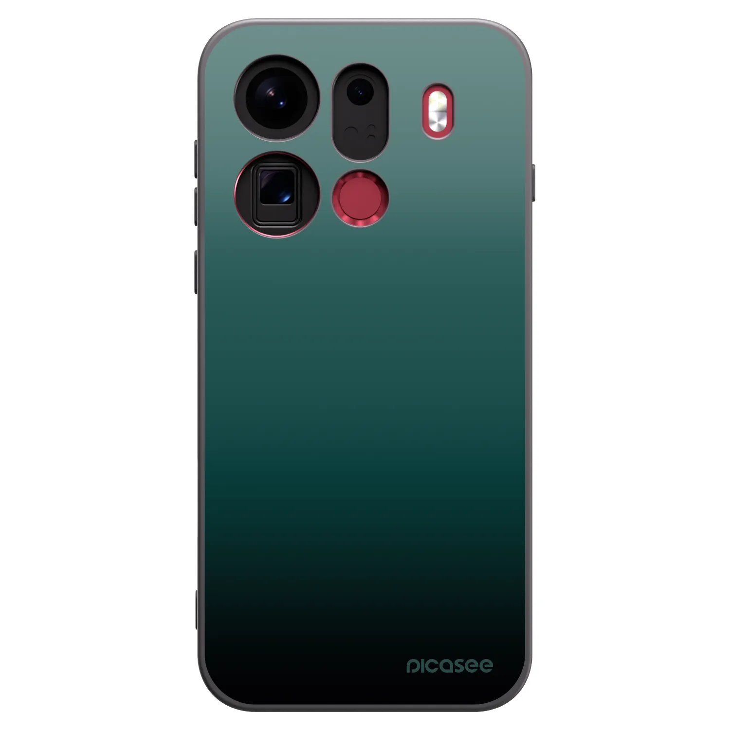 Picasee crna silikonska maskica za OPPO Find X9 Pro - Verdant Fade