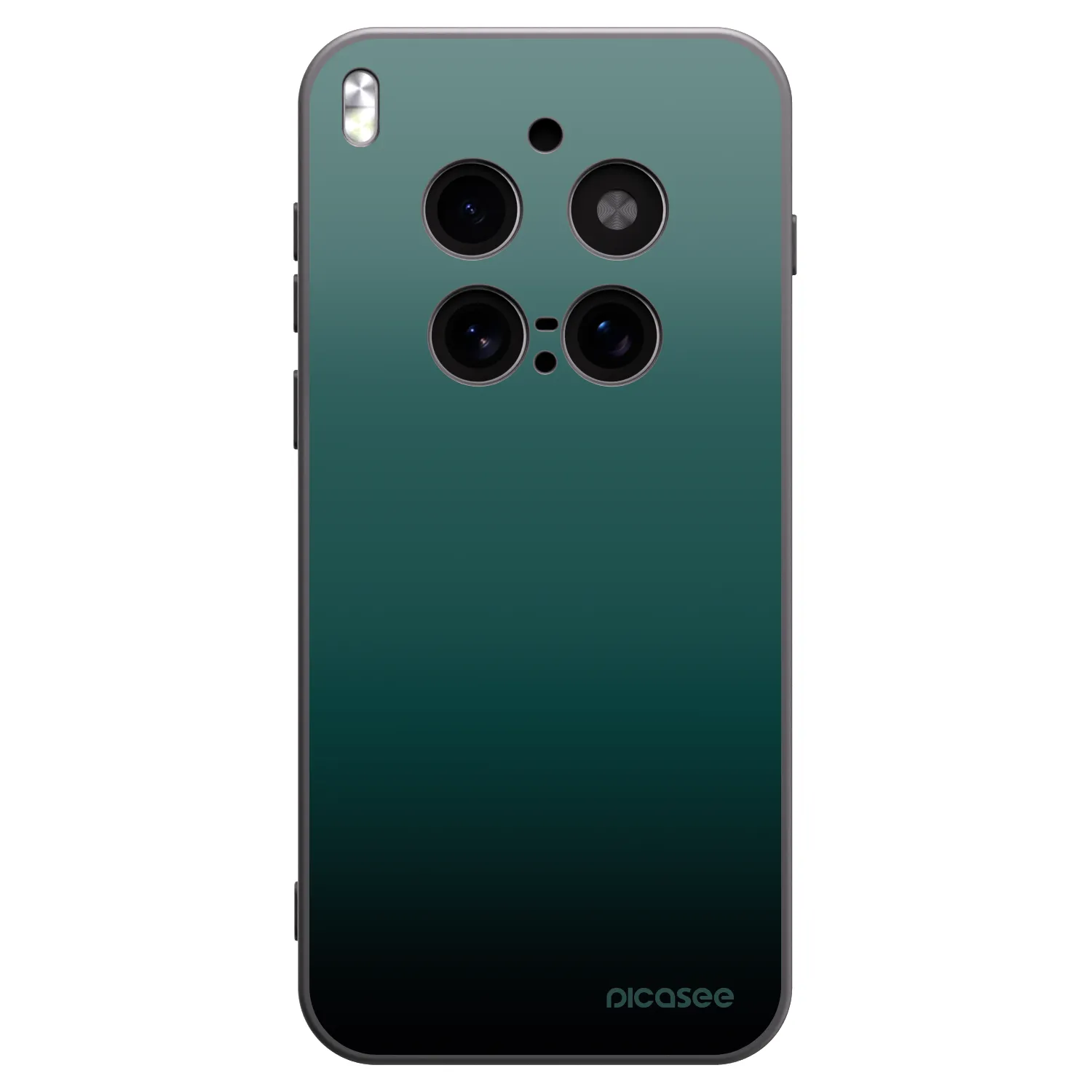 Picasee crna silikonska maskica za Vivo X300 Pro - Verdant Fade