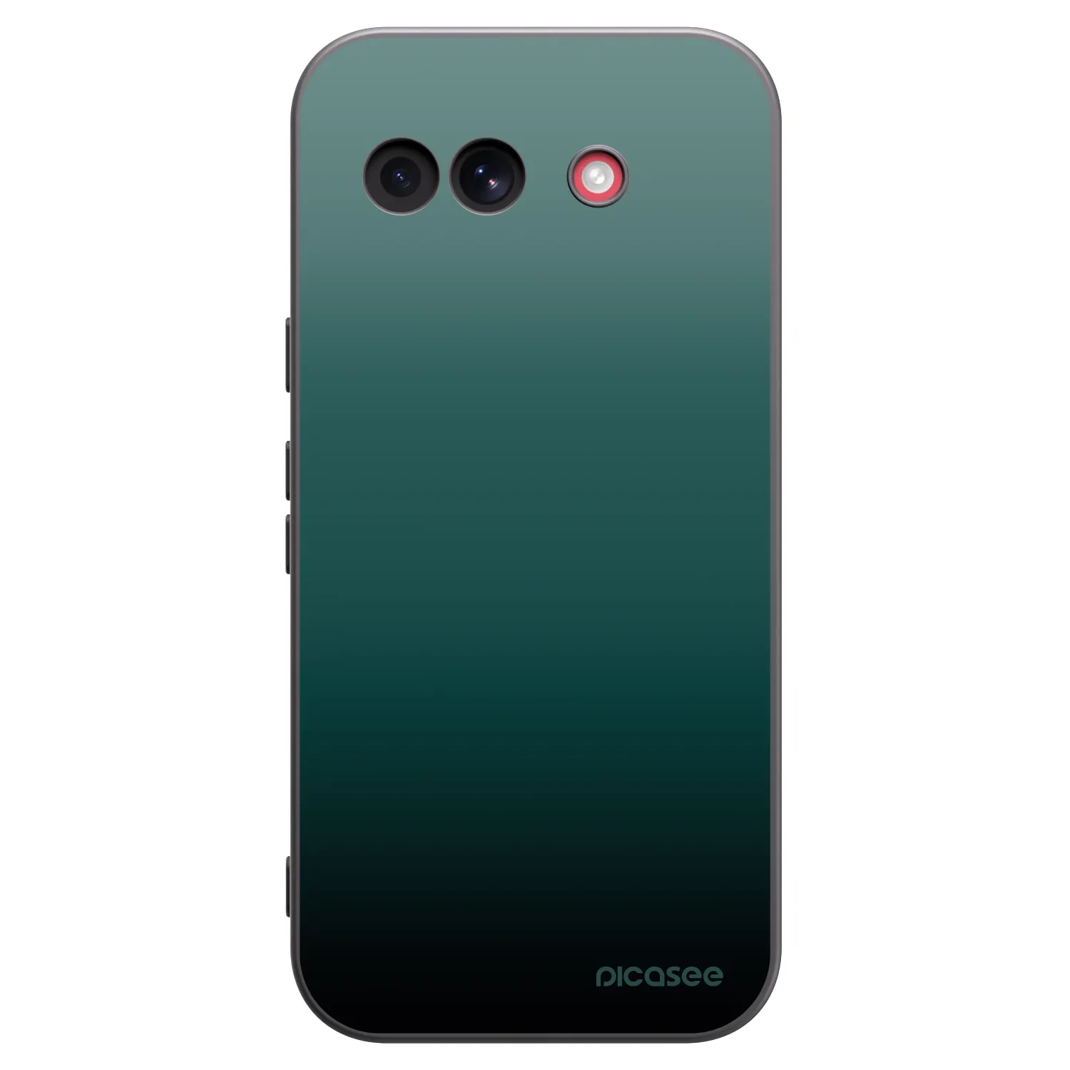 Picasee crna silikonska maskica za Google Pixel 10a - Verdant Fade