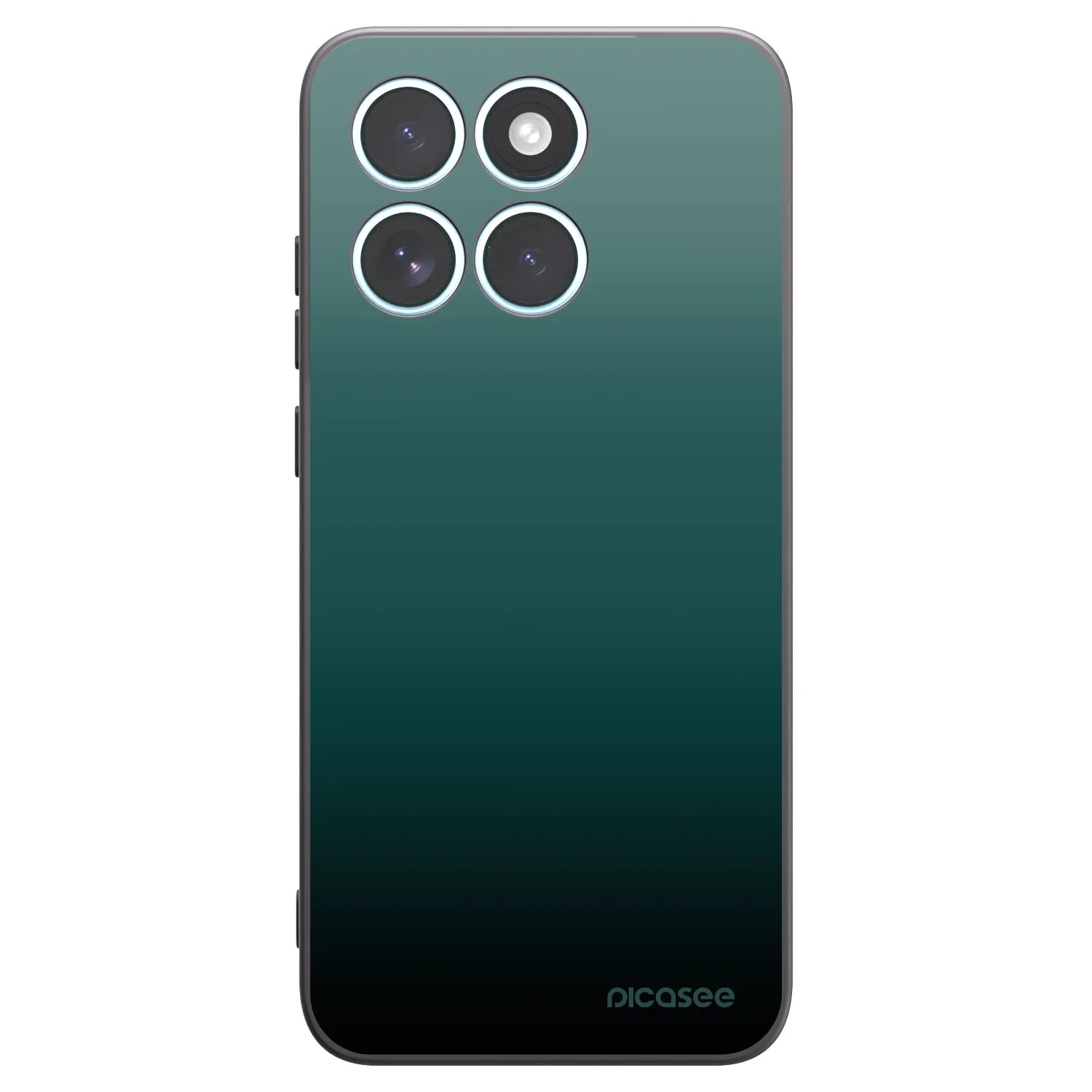 Picasee crna silikonska maskica za Motorola Edge 70 Fusion - Verdant Fade