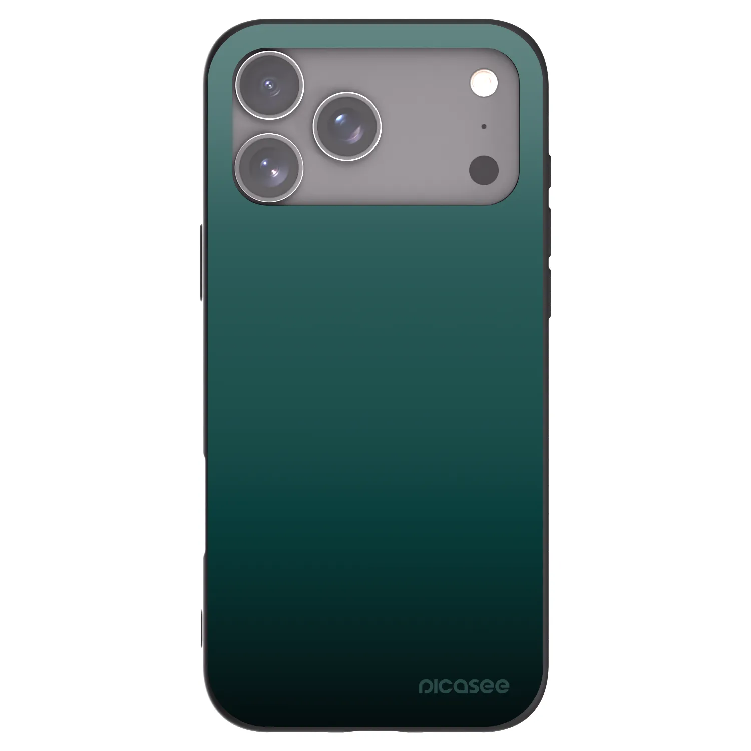Picasee crna silikonska maskica za Apple iPhone 18 Pro Max - Verdant Fade