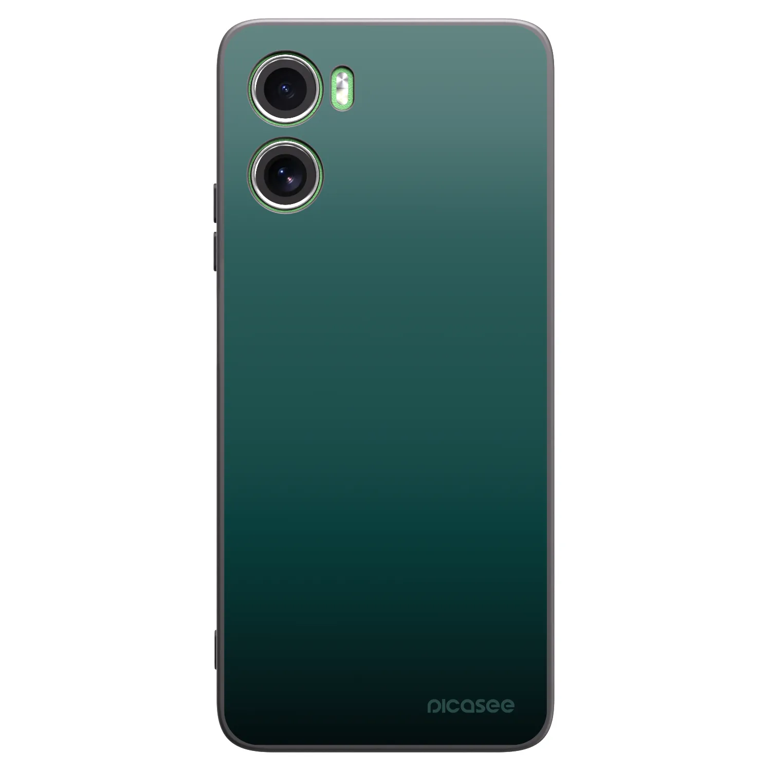 Picasee crna silikonska maskica za Motorola Moto G06 - Verdant Fade