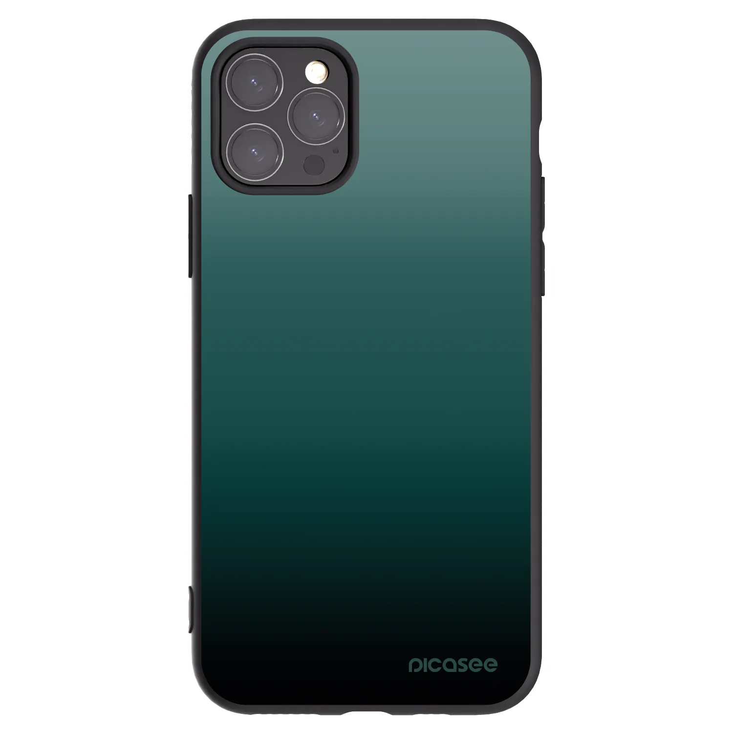 Picasee crna silikonska maskica za Apple iPhone 11 Pro - Verdant Fade